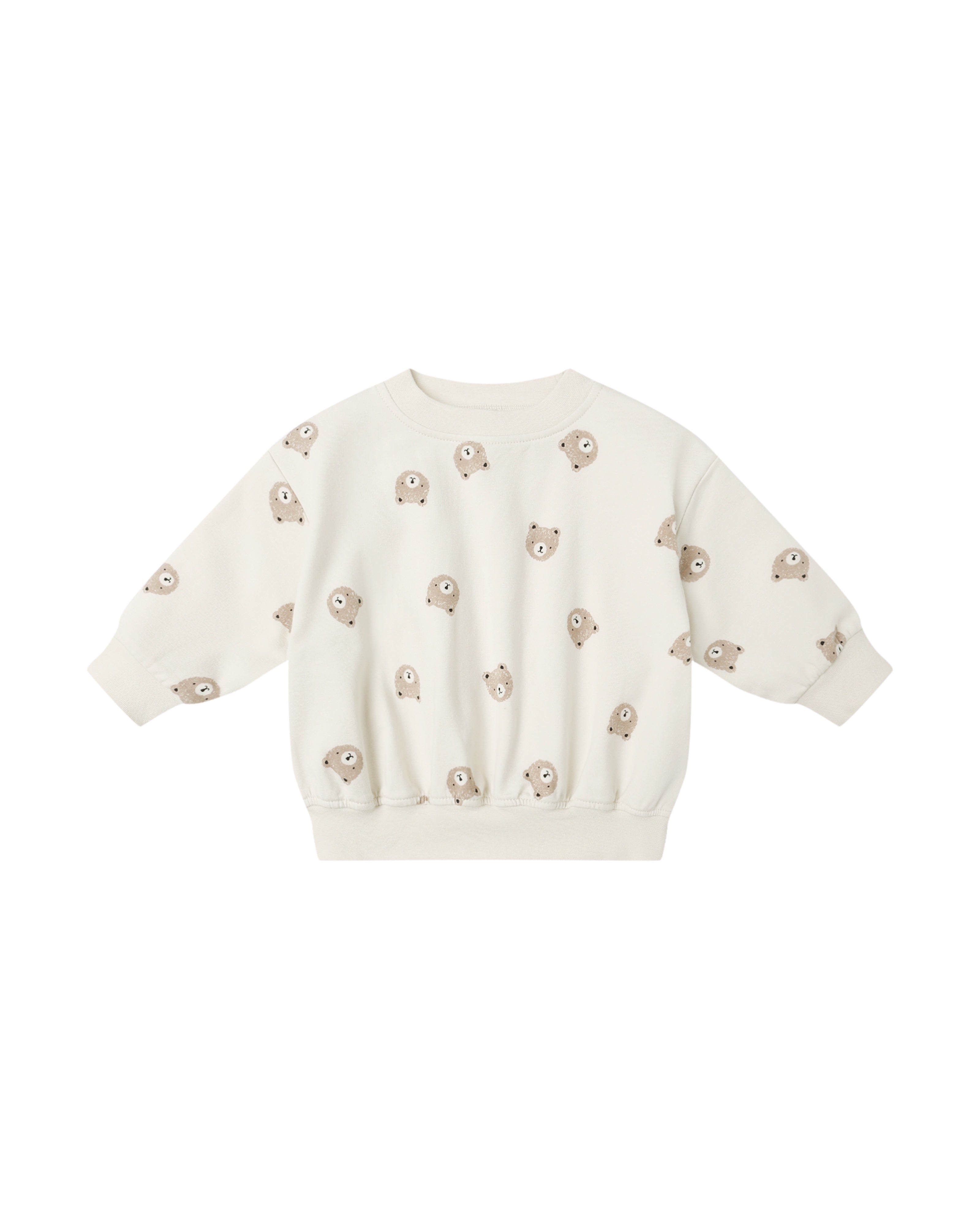 Quincy Mae Relaxed Sweatshirt (brown bear)