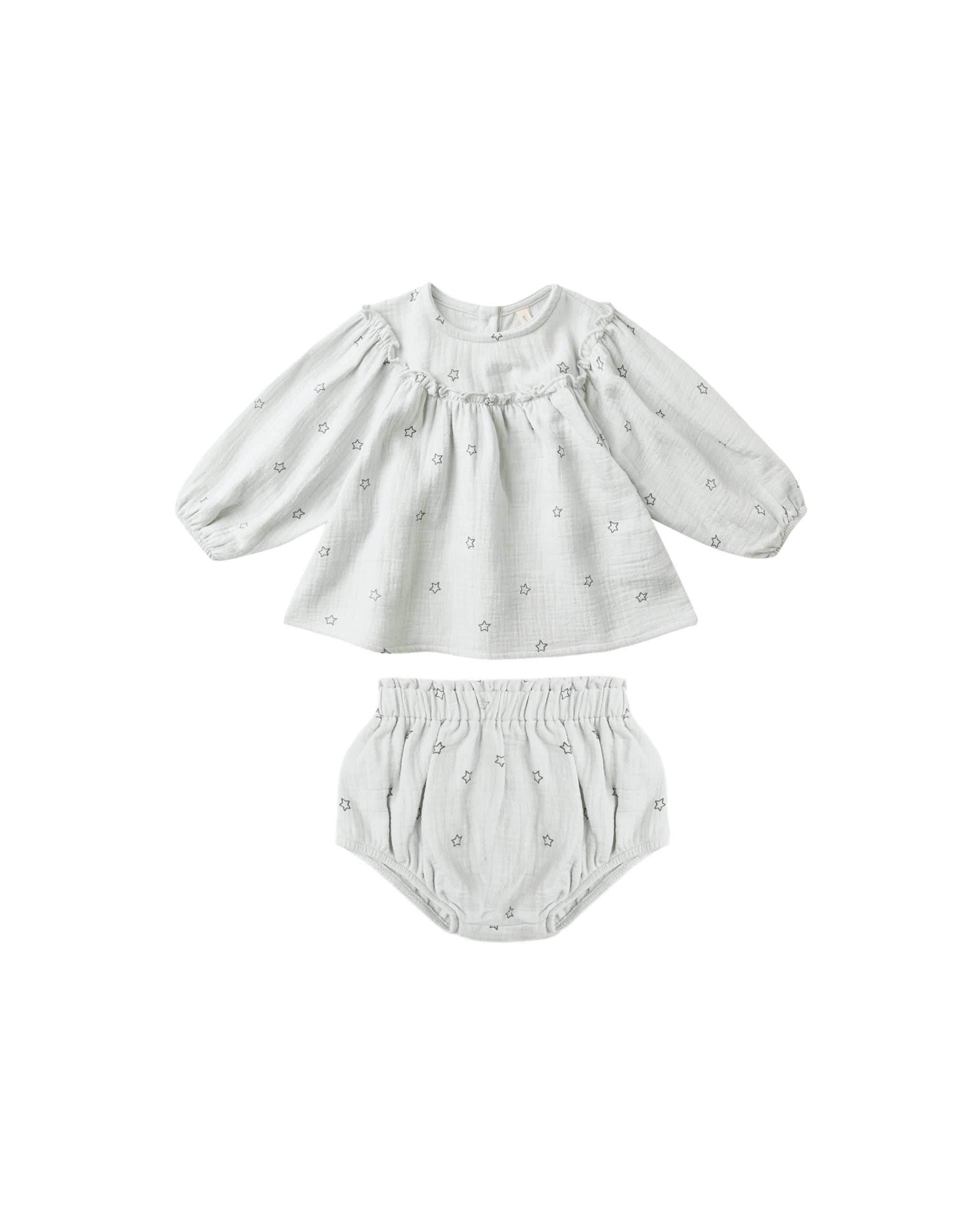 Quincy Mae Mia Top and Bloomer Set (twinkle)