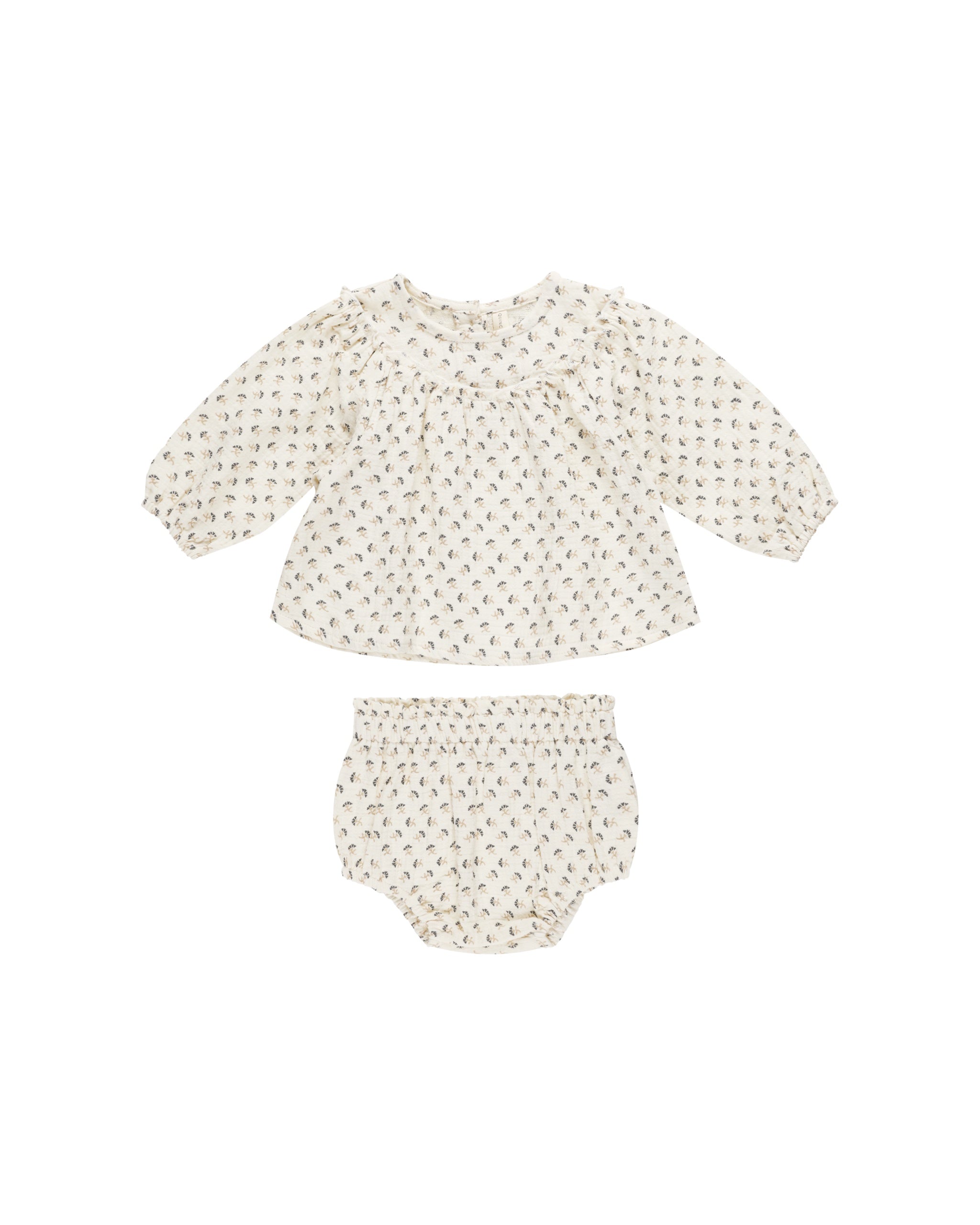 Quincy Mae Mia Top and Bloomer Set (french flora)