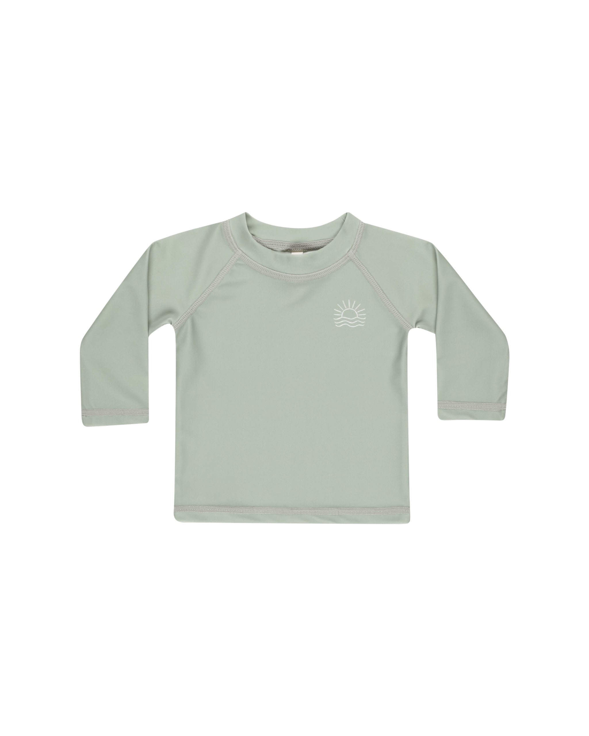 Quincy Mae Boys Rashguard (sage)