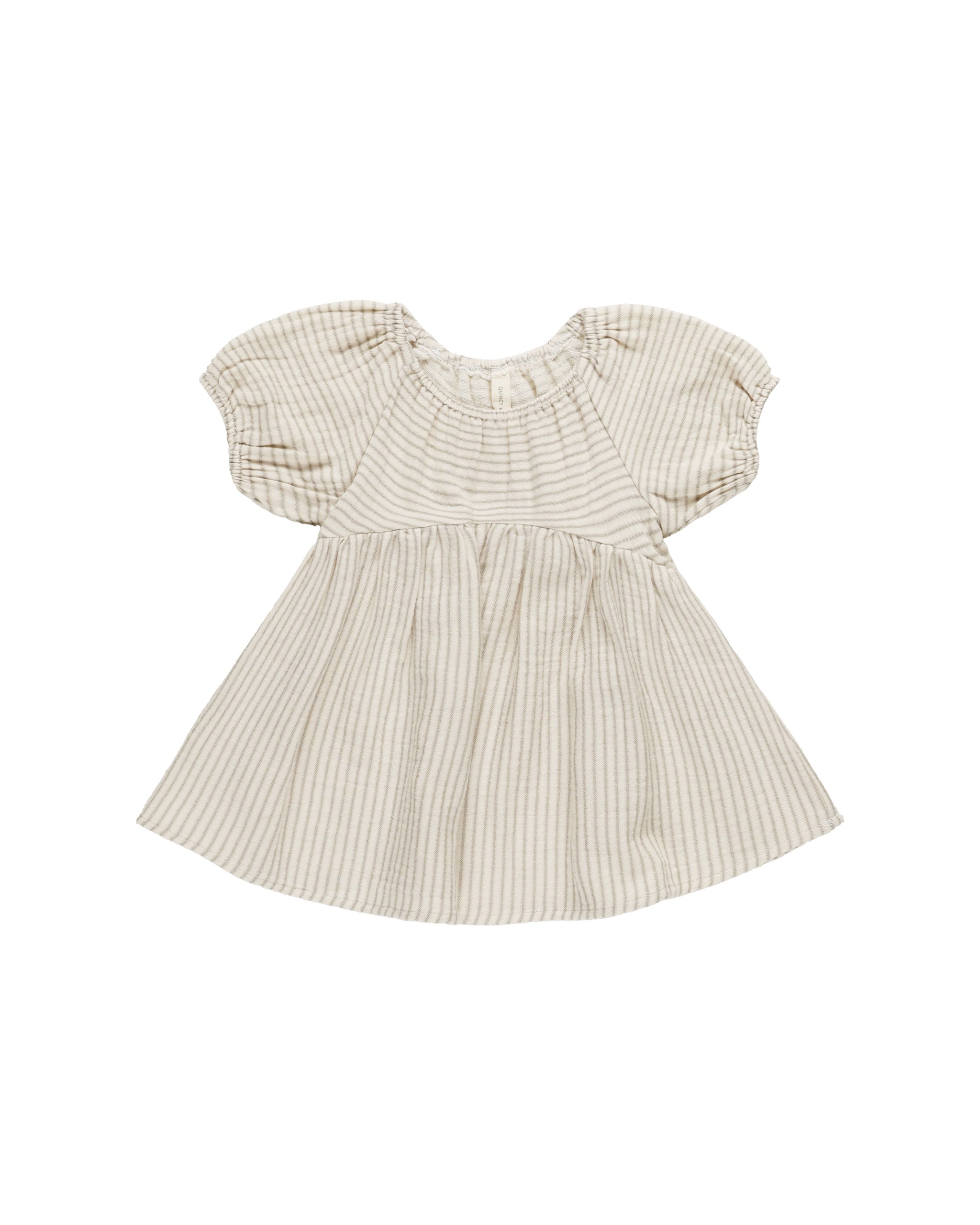 Quincy Mae Bella Dress (basil stripe)