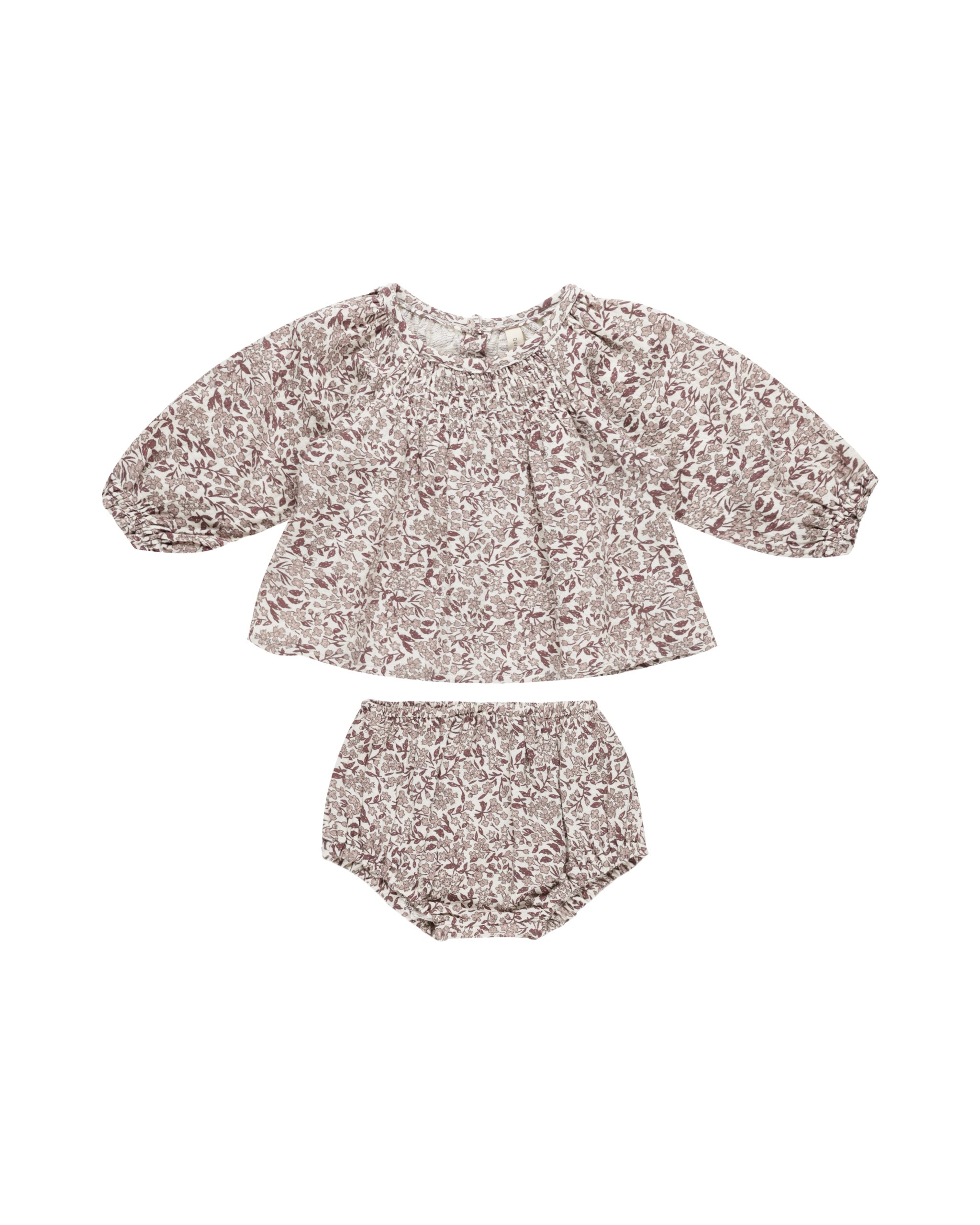 Quincy Mae Cici Set (mauve ditsy)