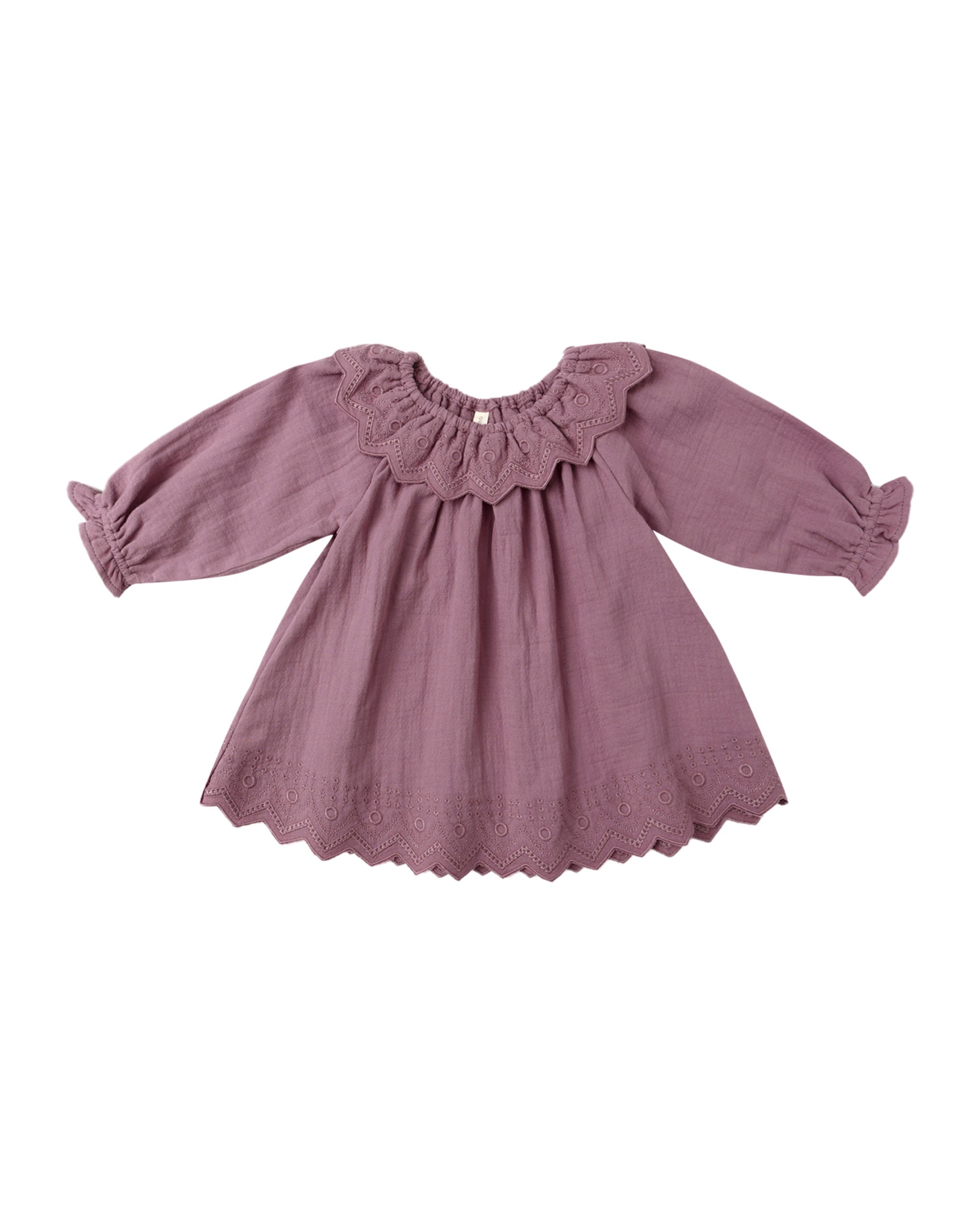 Quincy Mae Long Sleeve Isla Dress (mulberry)