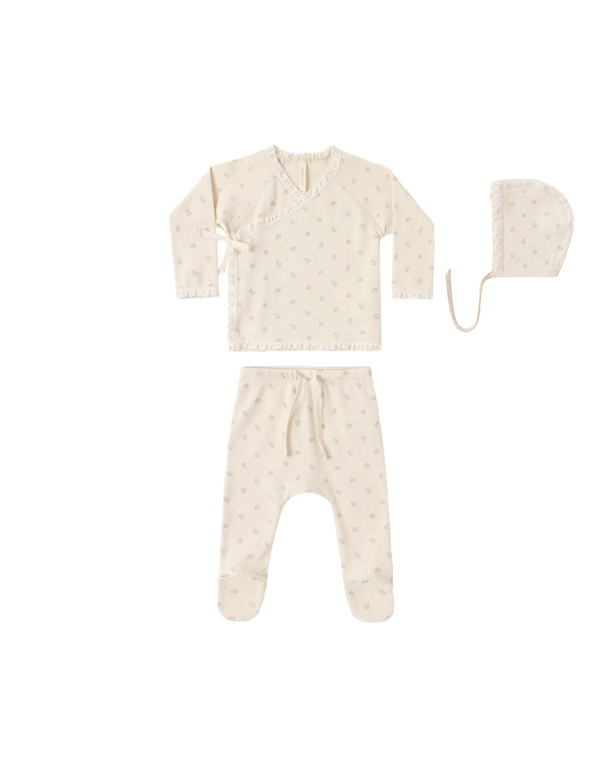 Quincy Mae Take Home Set (mauve ditsy)