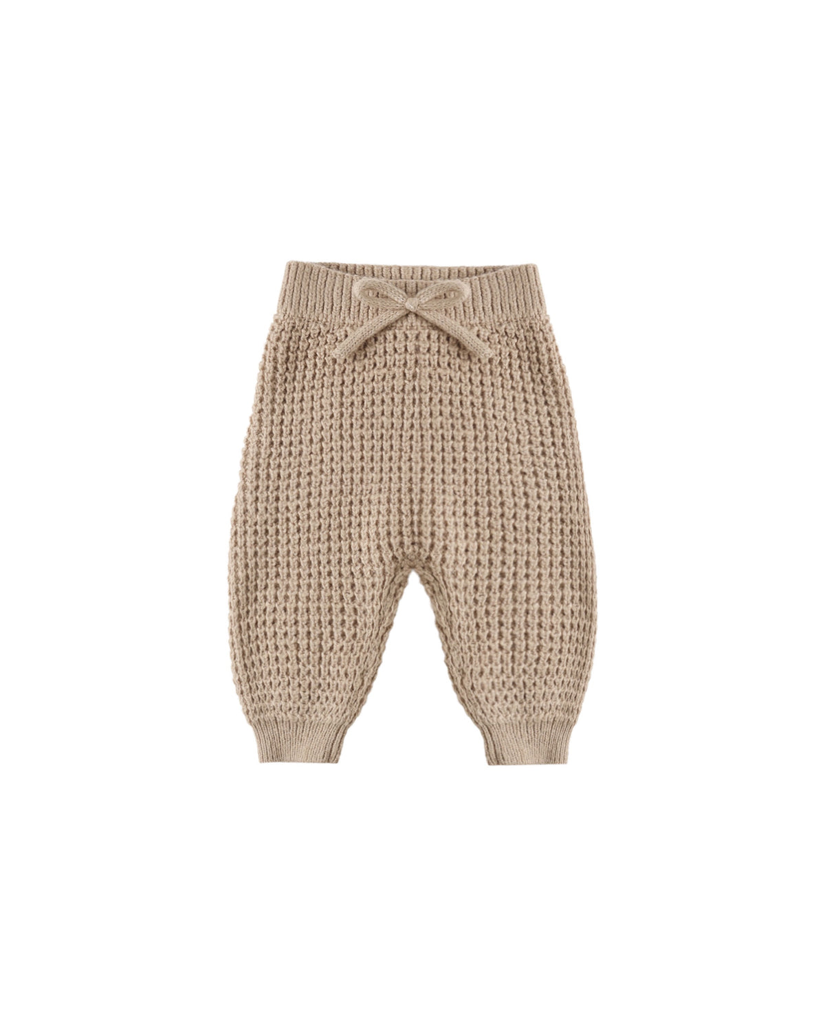 Quincy Mae Chunky Knit Pant (heathered latte)