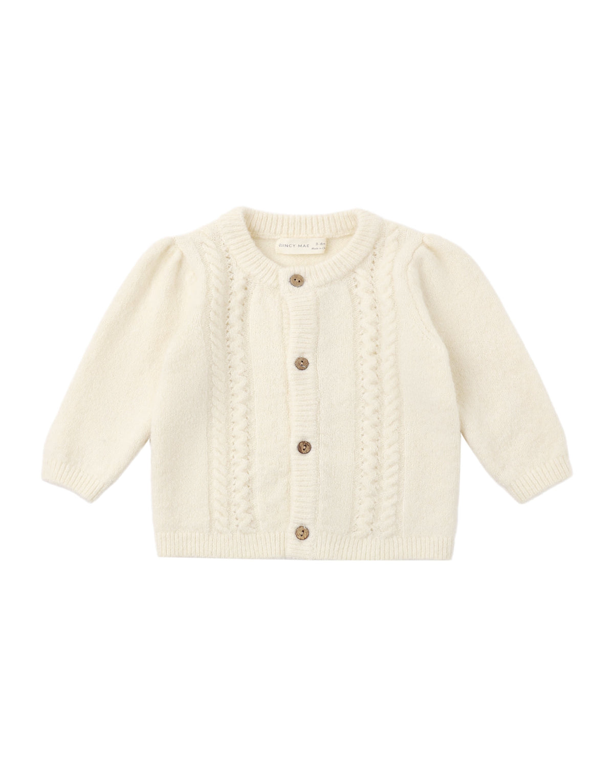 Quincy Mae Holly Cardigan (natural)