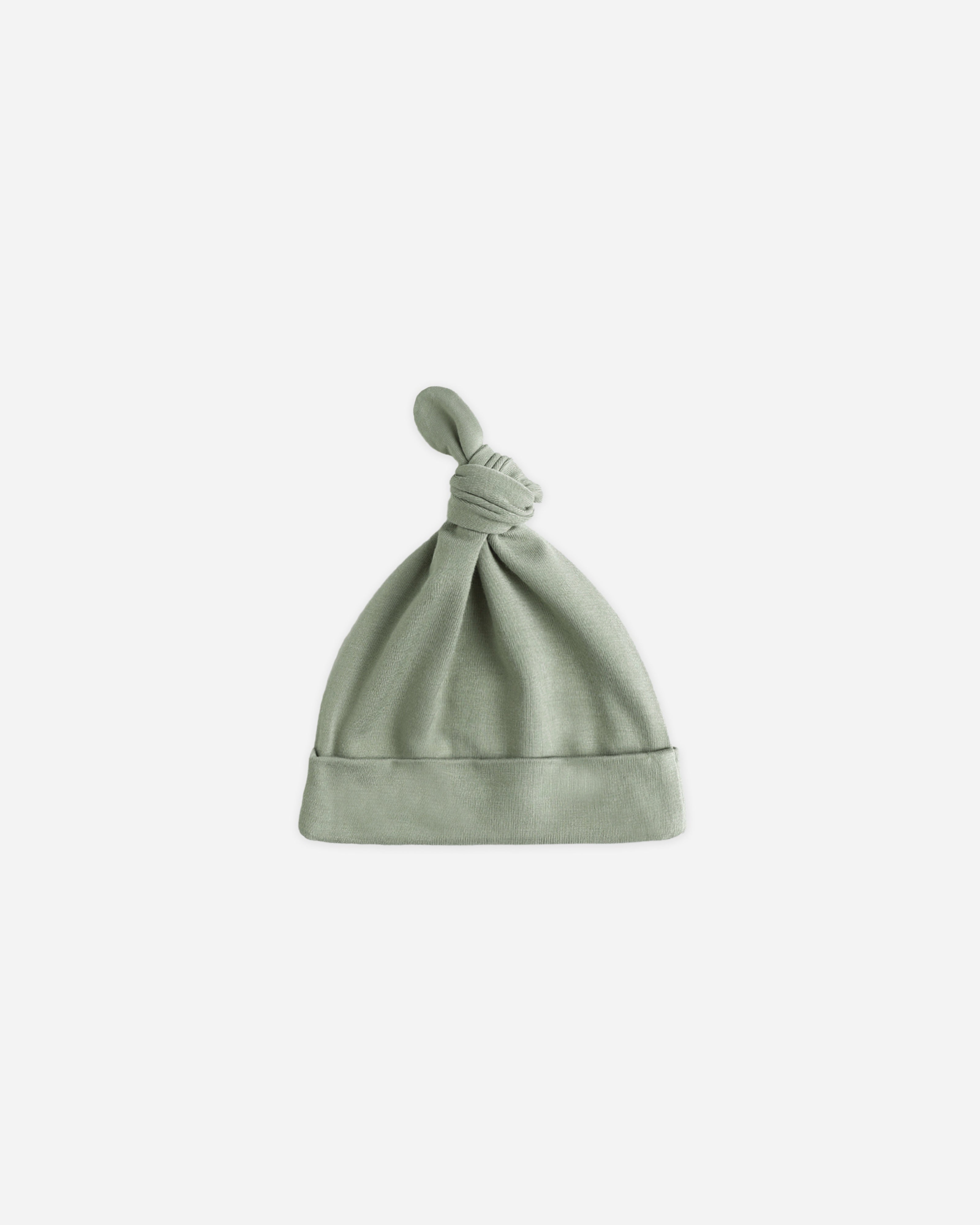 Quincy Mae Bamboo Knotted Baby Hat (fern)