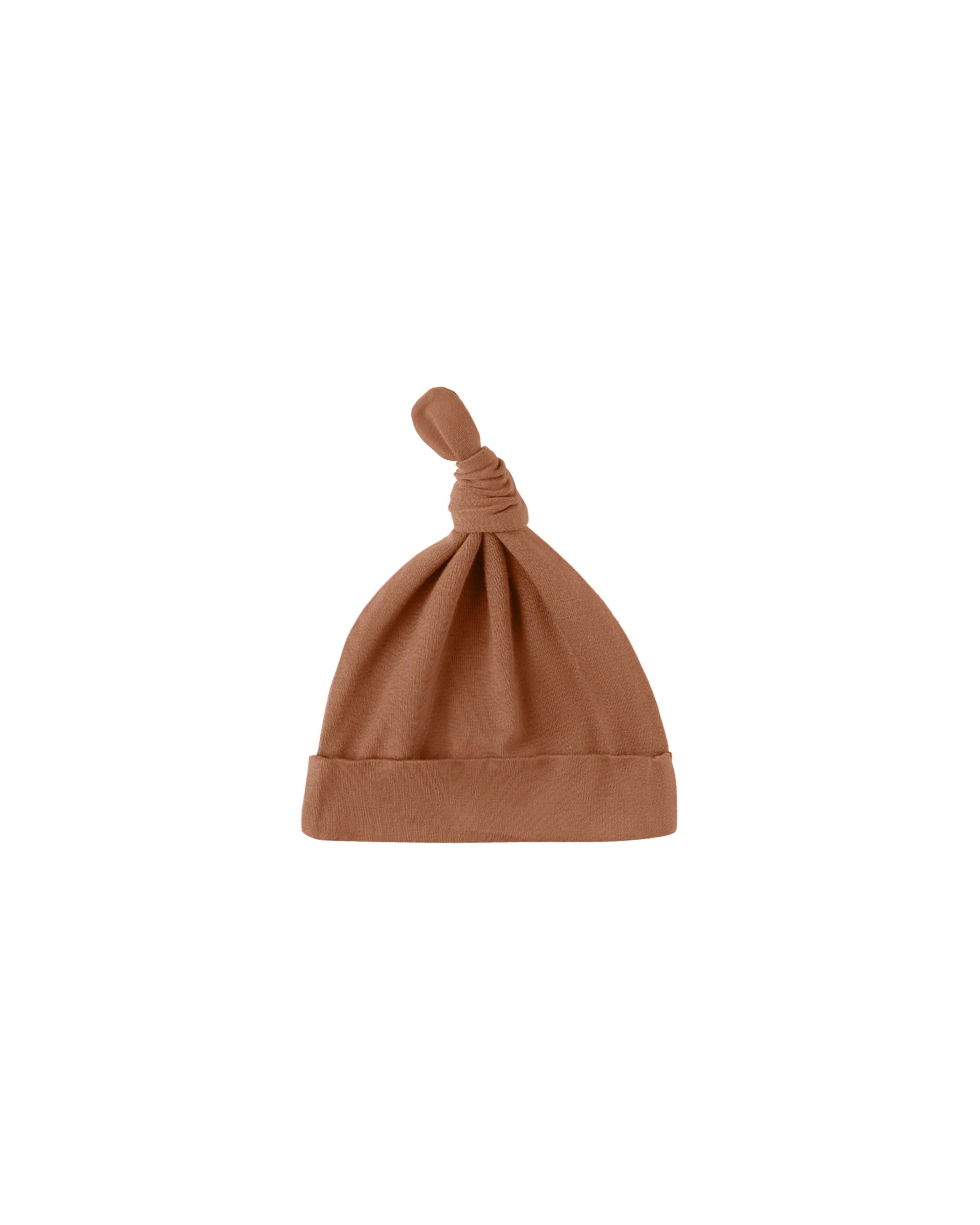 Quincy Mae Bamboo Knotted Baby Hat (cedar)