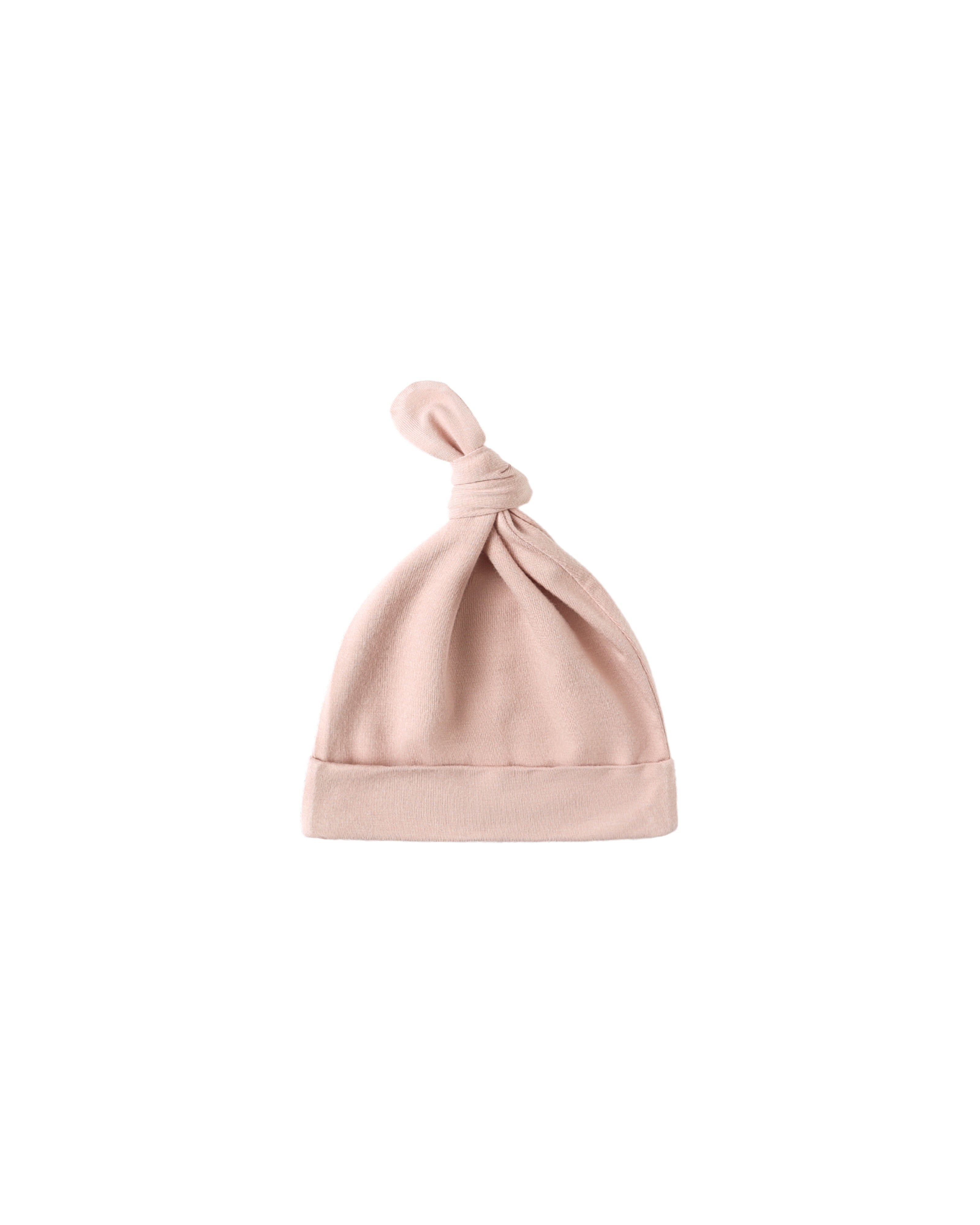 Quincy Mae Bamboo Knotted Baby Hat (rose)