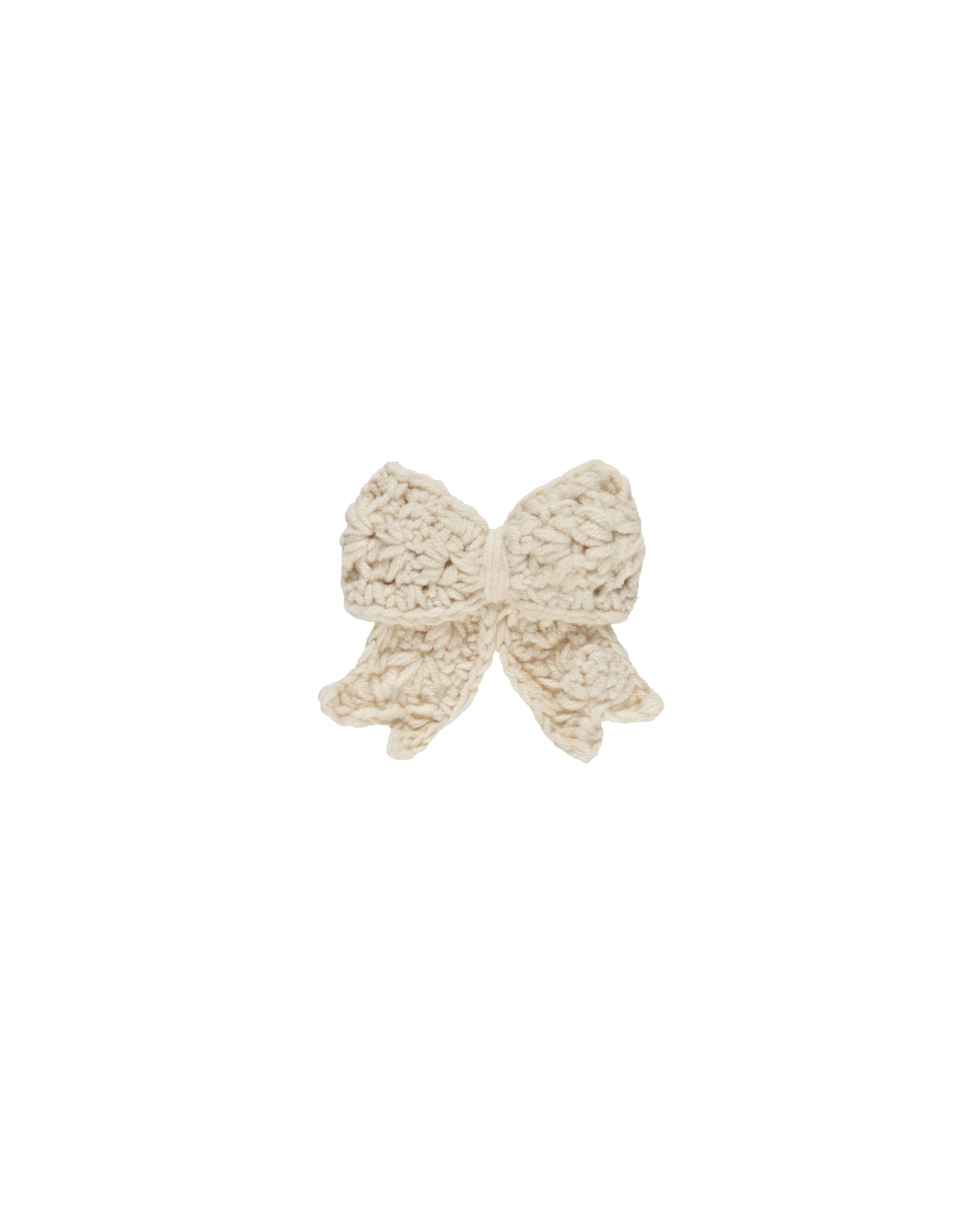 Quincy Mae Crochet Bow (natural)