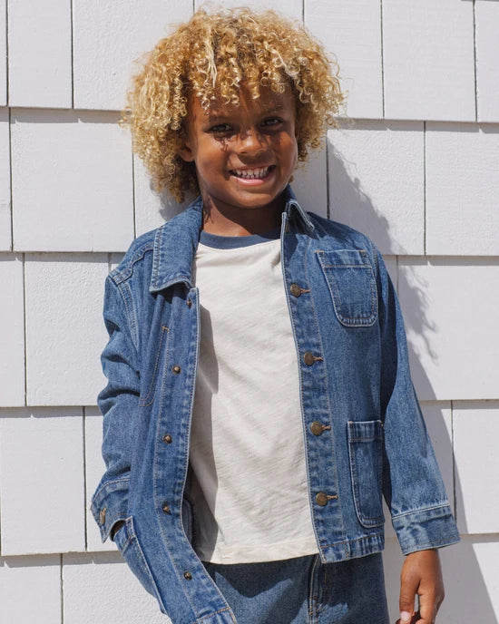 Rylee and Cru Denim Chore Coat (navy)