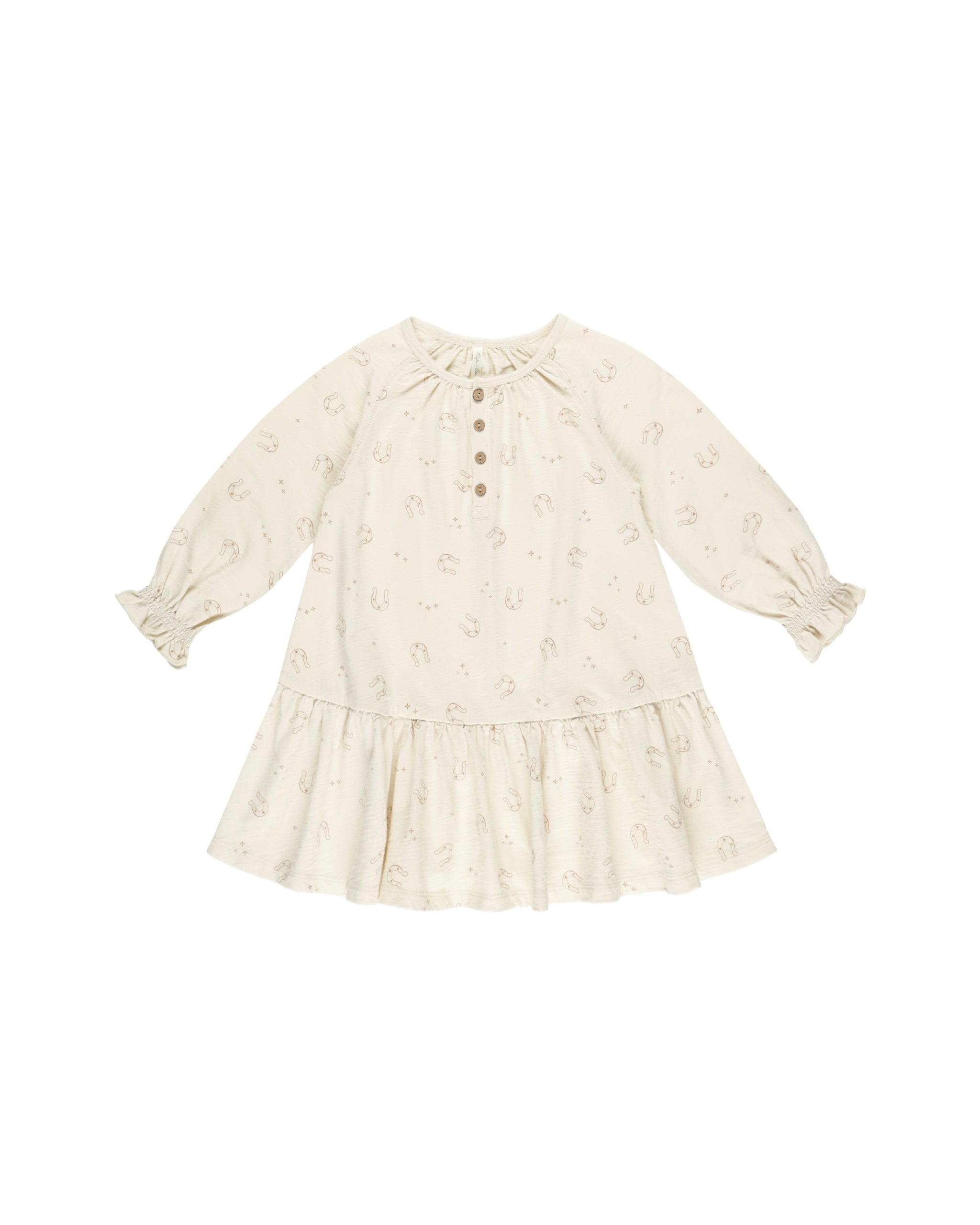 Rylee and Cru Swing Dress Horseshoes (natural)