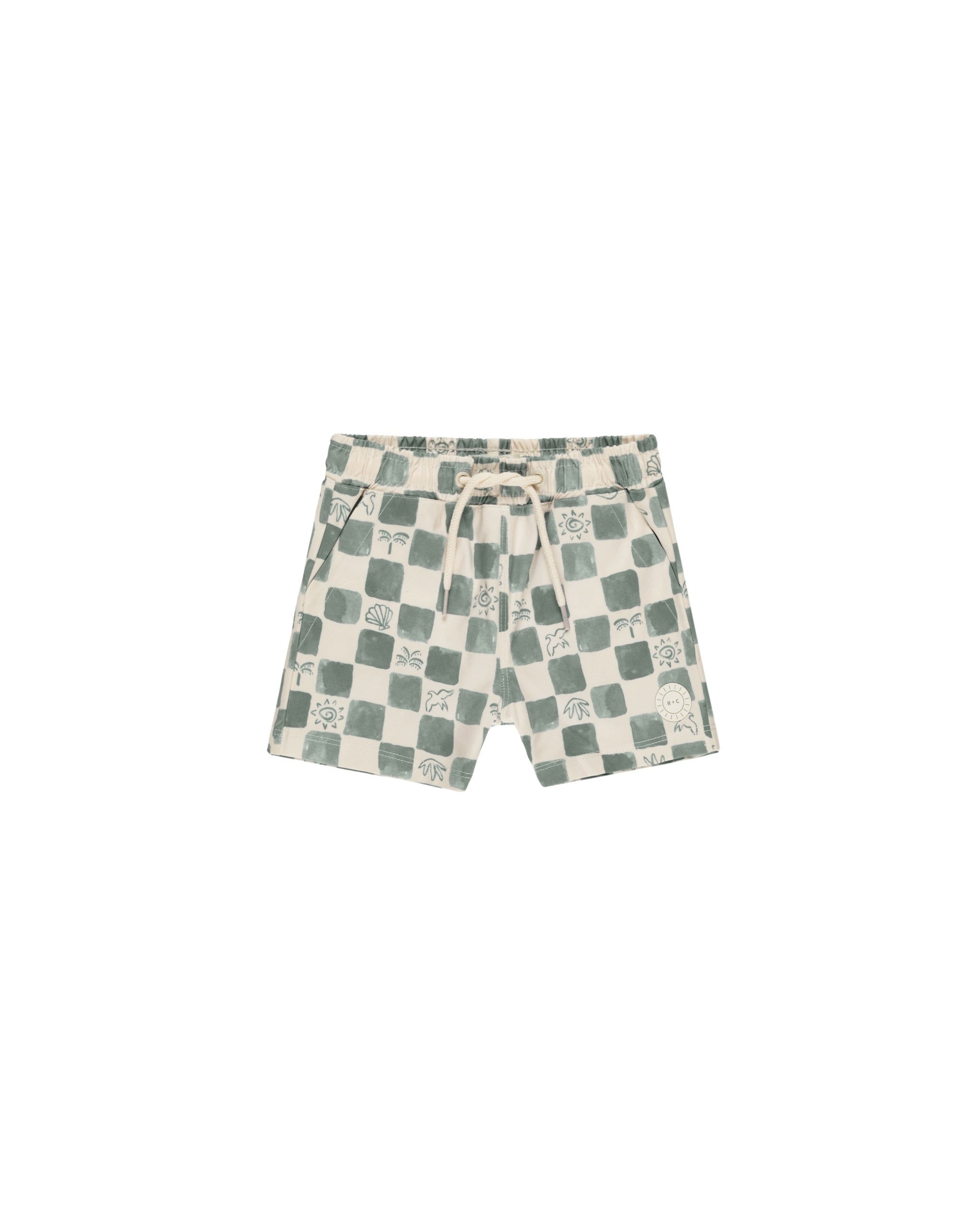 Rylee and Cru Boardshort (coastal check)