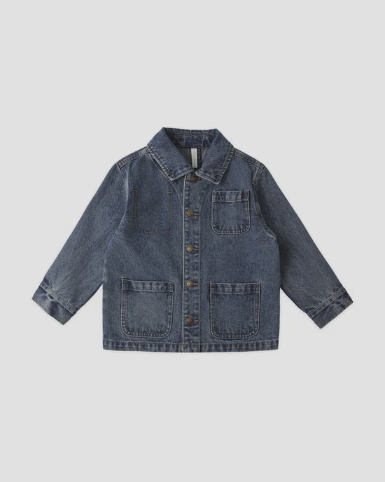 Rylee and Cru Denim Chore Coat (navy)