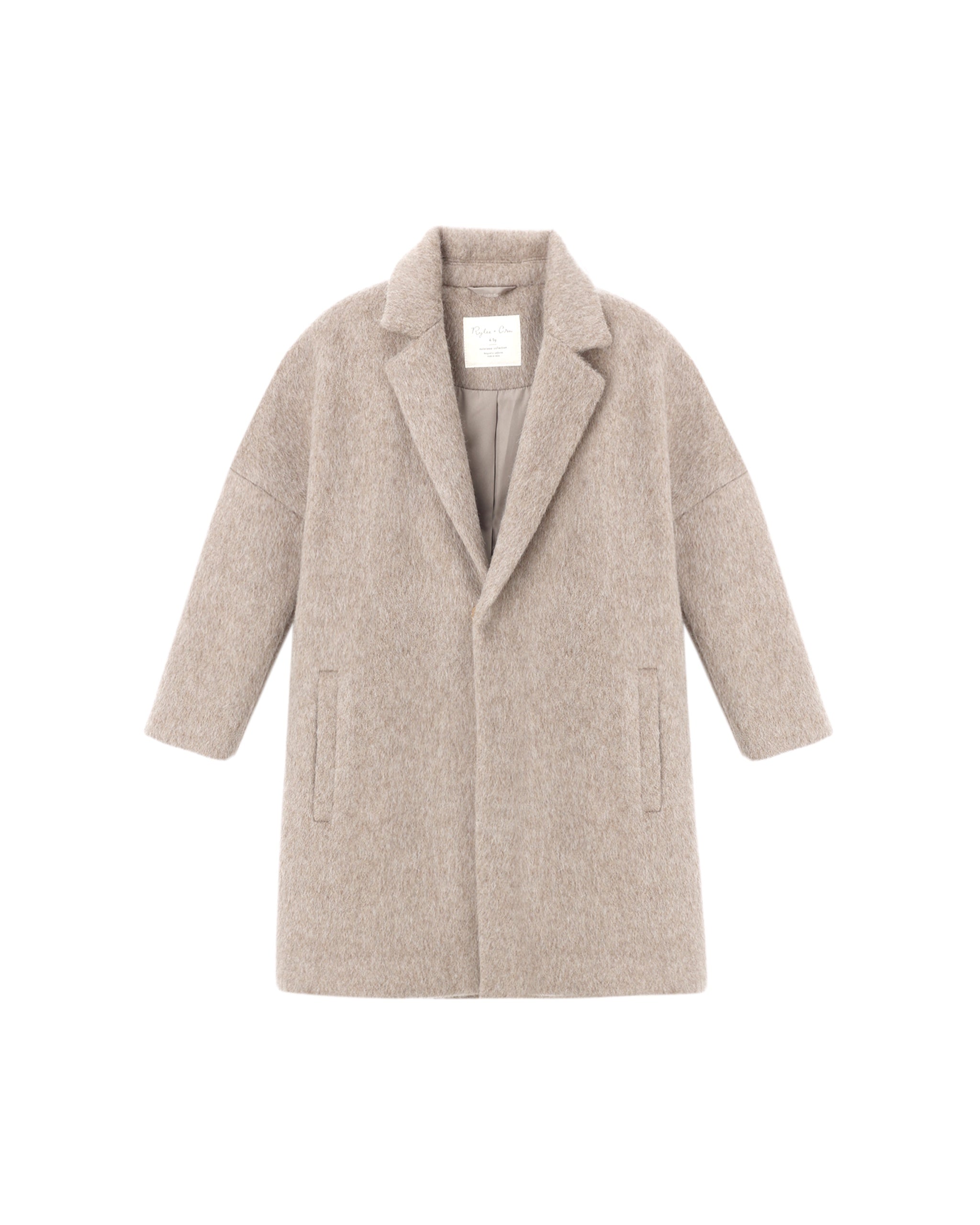 Rylee and Cru Presley Longline Coat (camel)