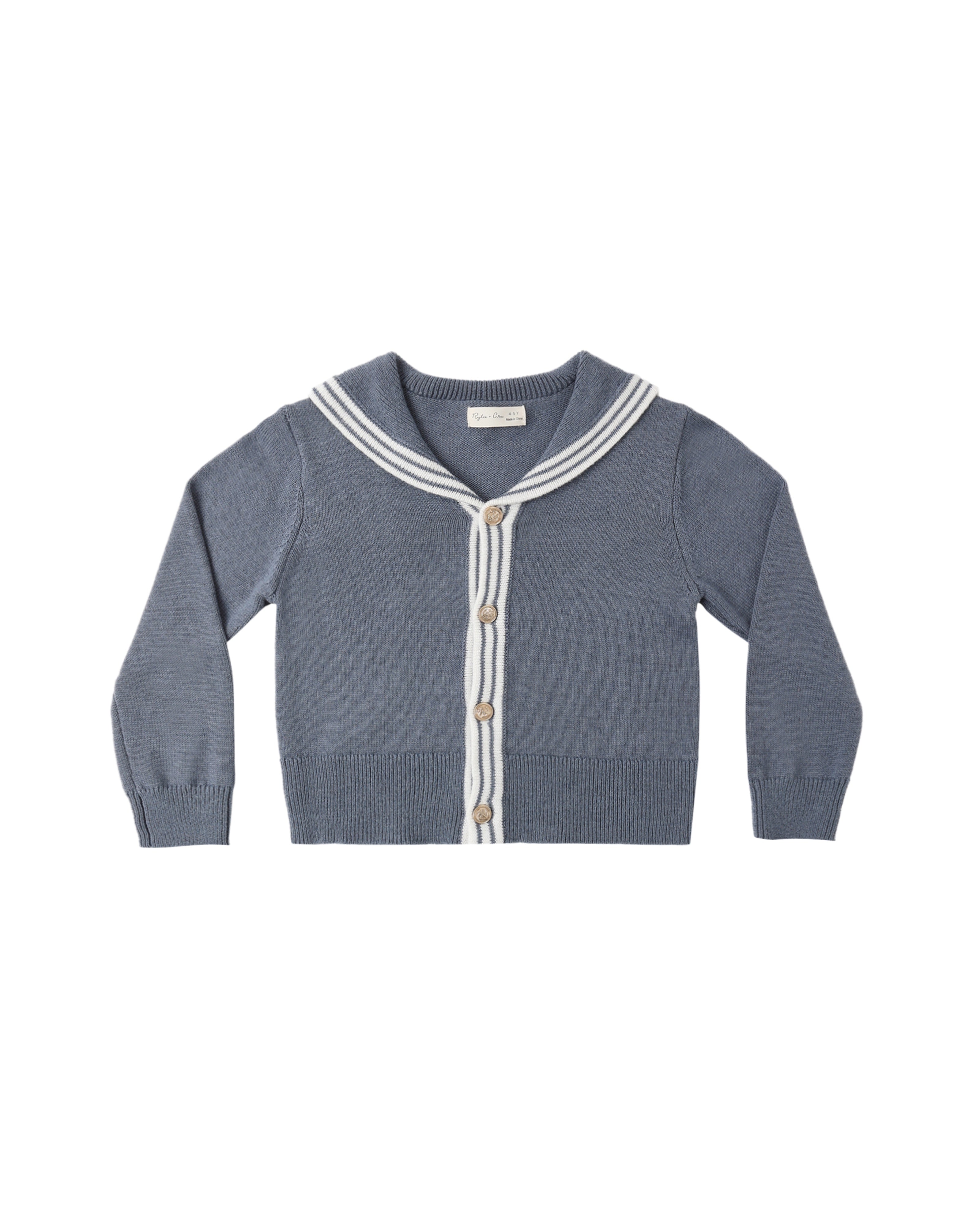 Rylee and Cru Sailor Cardigan (marine)