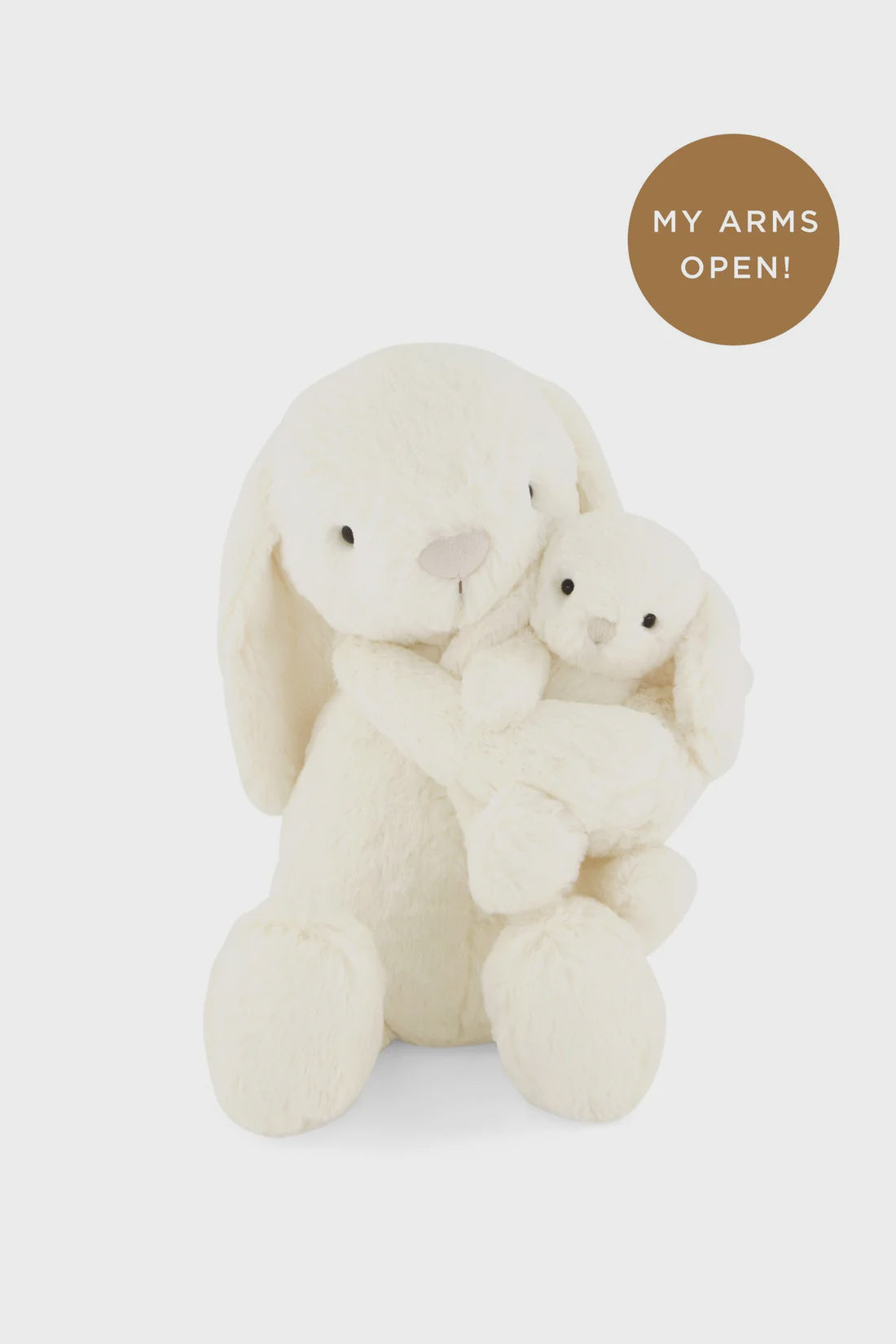 JK Snuggle Bunnie Frankie the Hugging Bunny - Marshmellow