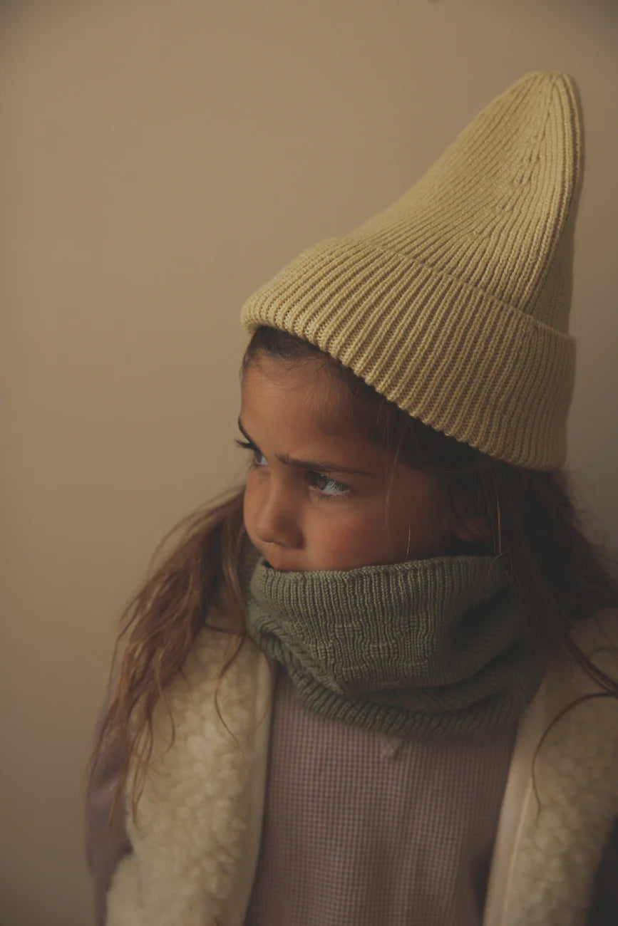 Hvid Merino Wool Gigi Scarf (artichoke)