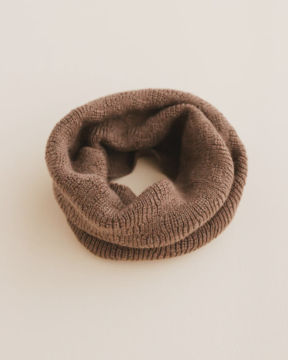 Hvid Merino Wool Gigi Scarf (mocha)
