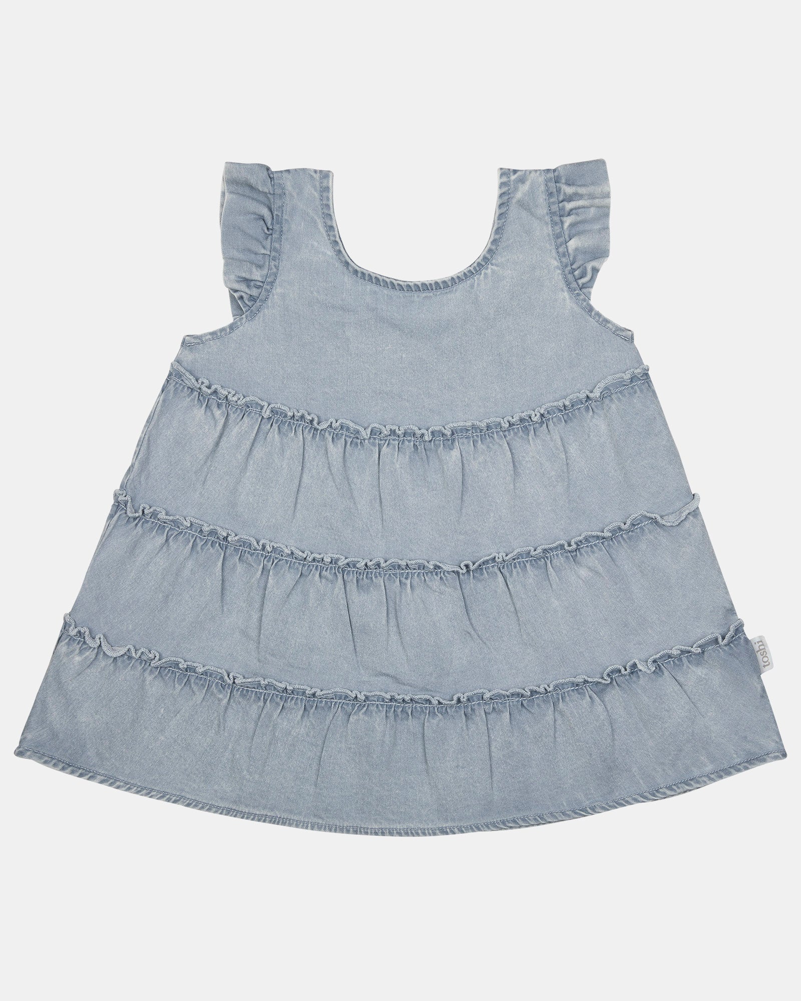 Toshi Tiered Baby Dress (denim)