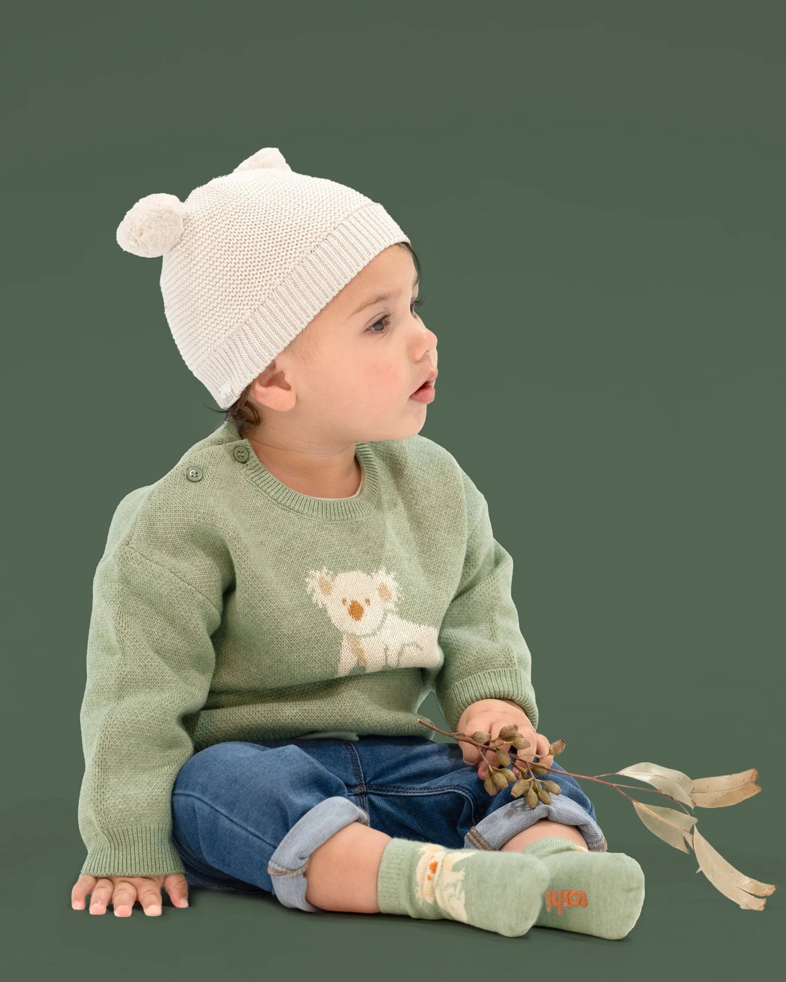 Toshi Organic Snowy Beanie (cream)