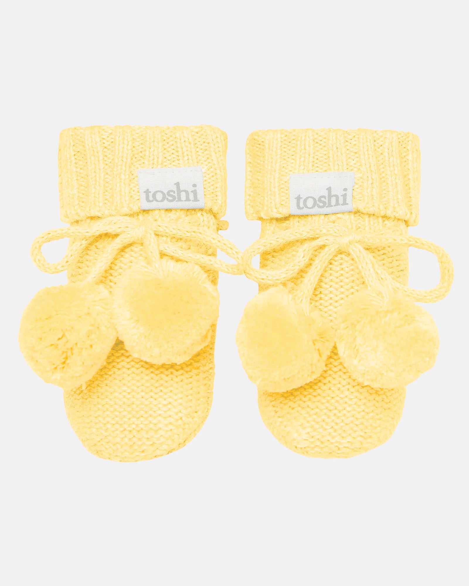 Toshi Organic Booties Marley (banana)