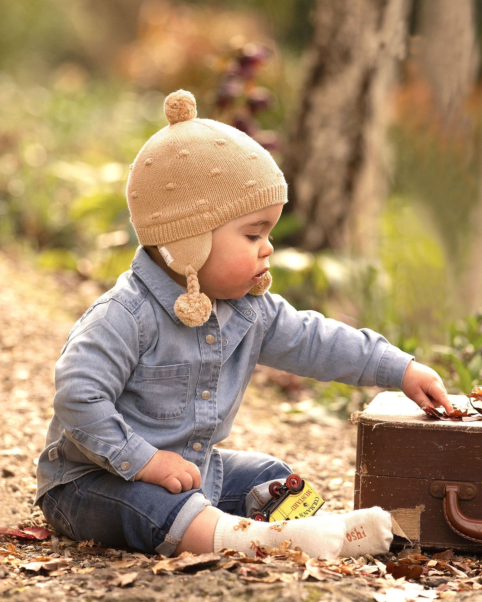 Toshi Organic Earmuff Popcorn (Driftwood)