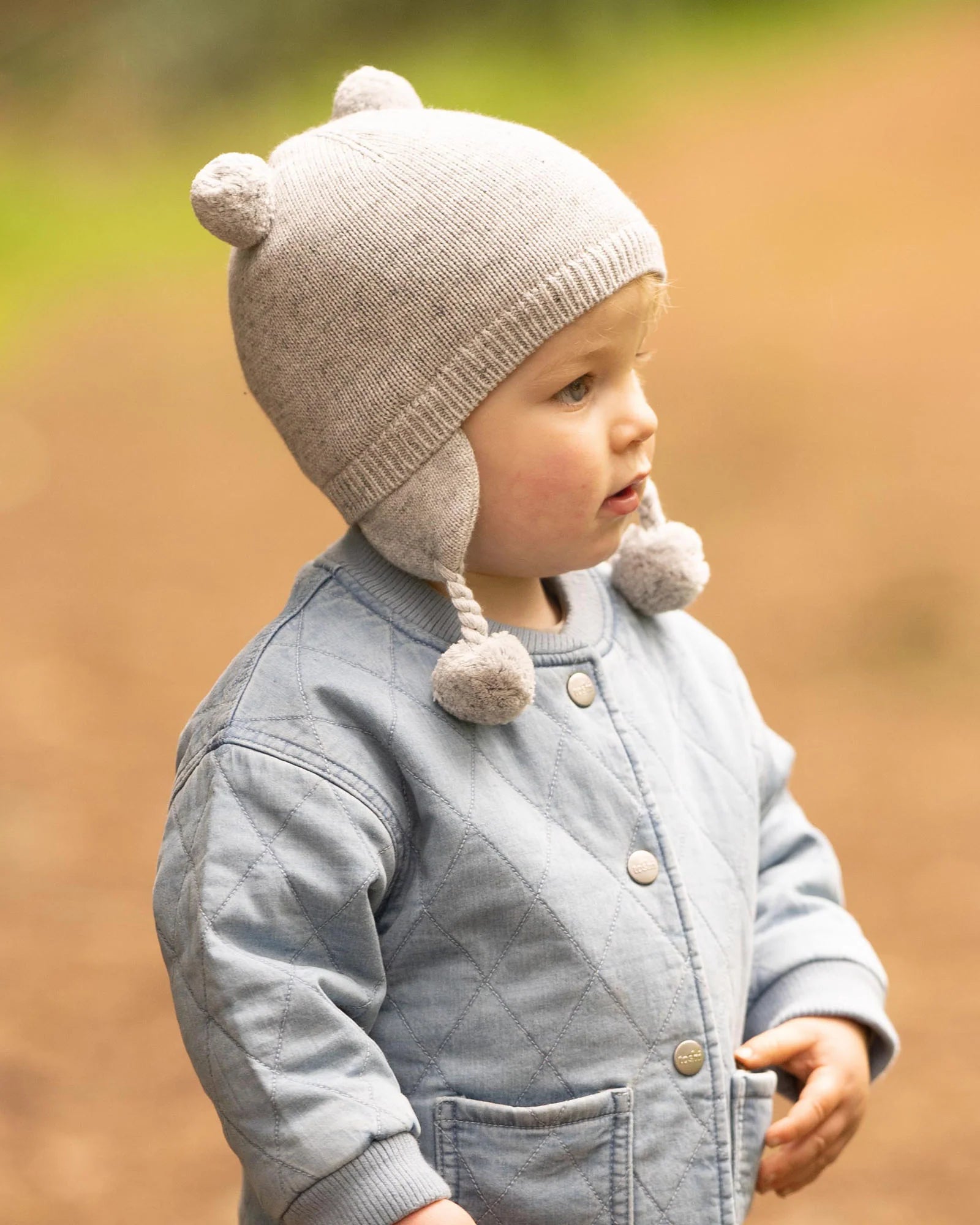 Toshi Organic Earmuff Snowy (Marble)