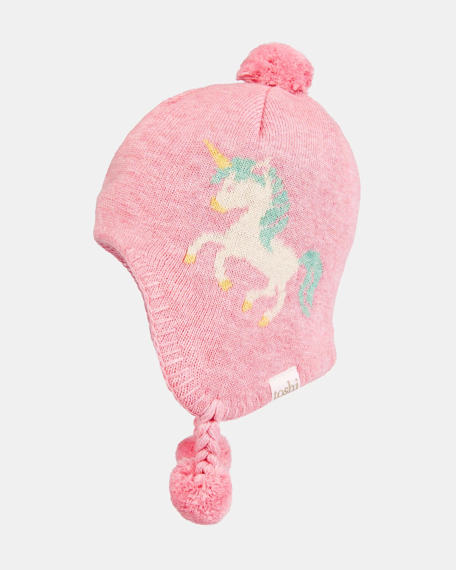 Toshi Organic Earmuff Storytime Beanie (unicorn)