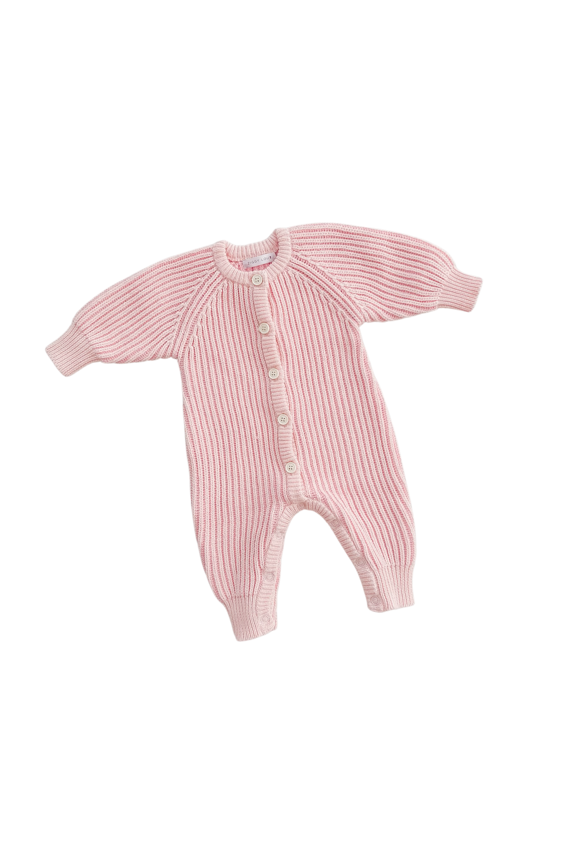 Ziggy Lou Classic Knit Romper (penny)