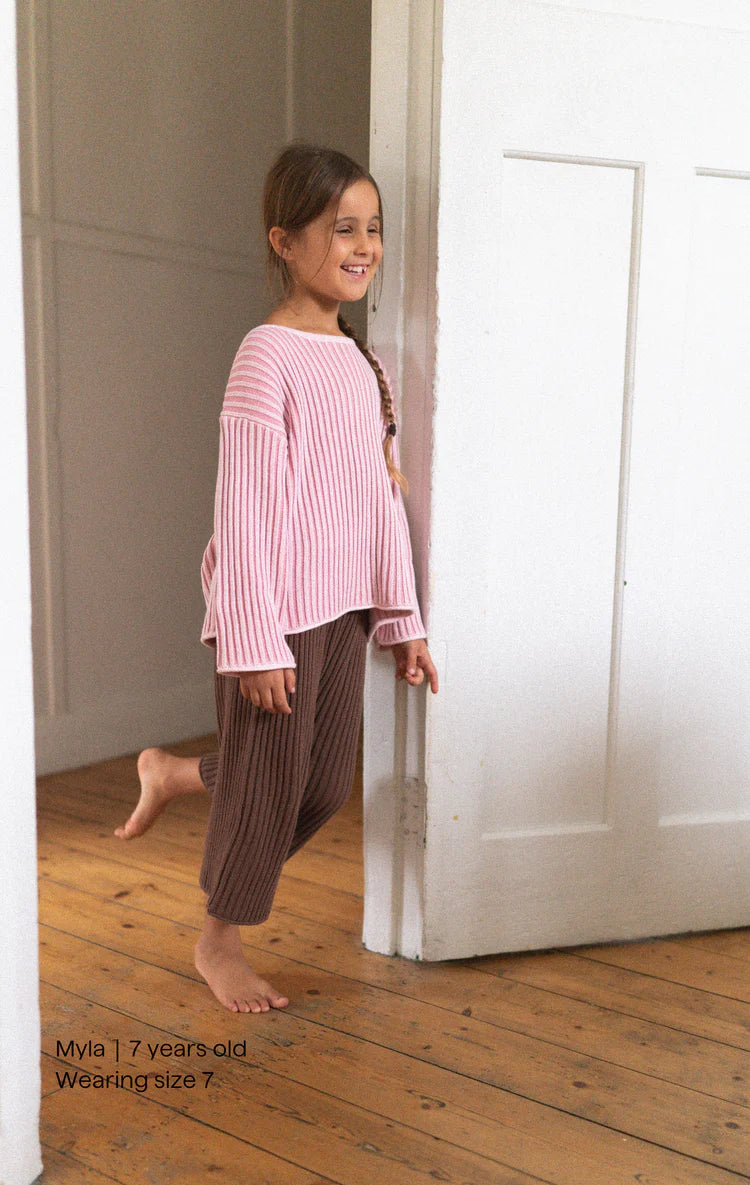 Illoura Essential Knit Pants (cocoa)