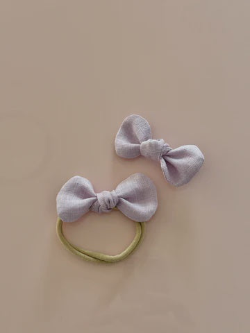 Mae and Rae Signature Bow (violet)