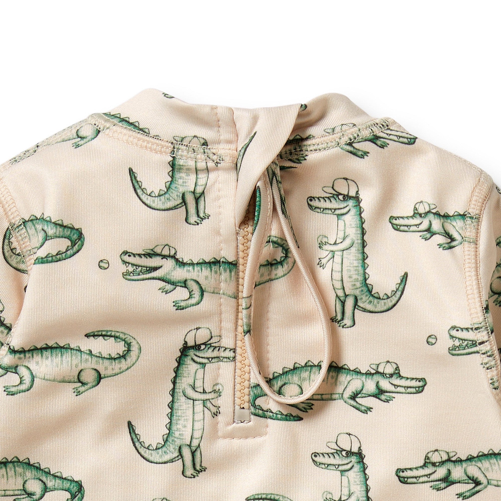 Wilson and Frenchy One Piece Boyleg Swimsuit (little croc)