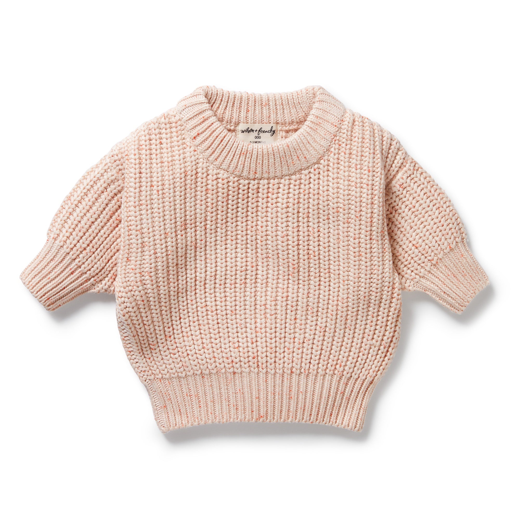 Wilson and Frenchy Organic Knitted Jumper (fairy floss)