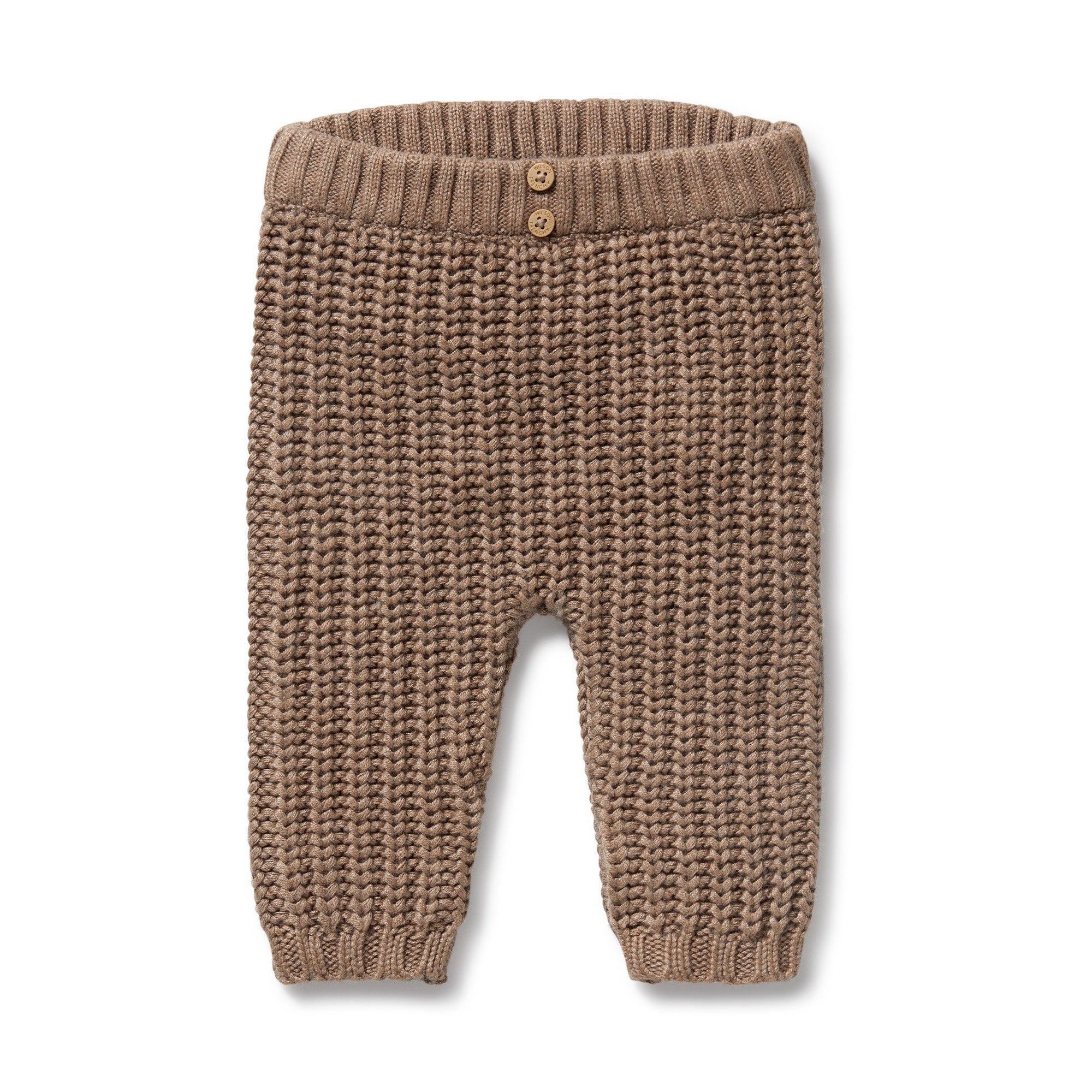 Wilson and Frenchy organic knitted legging (coco speckle)
