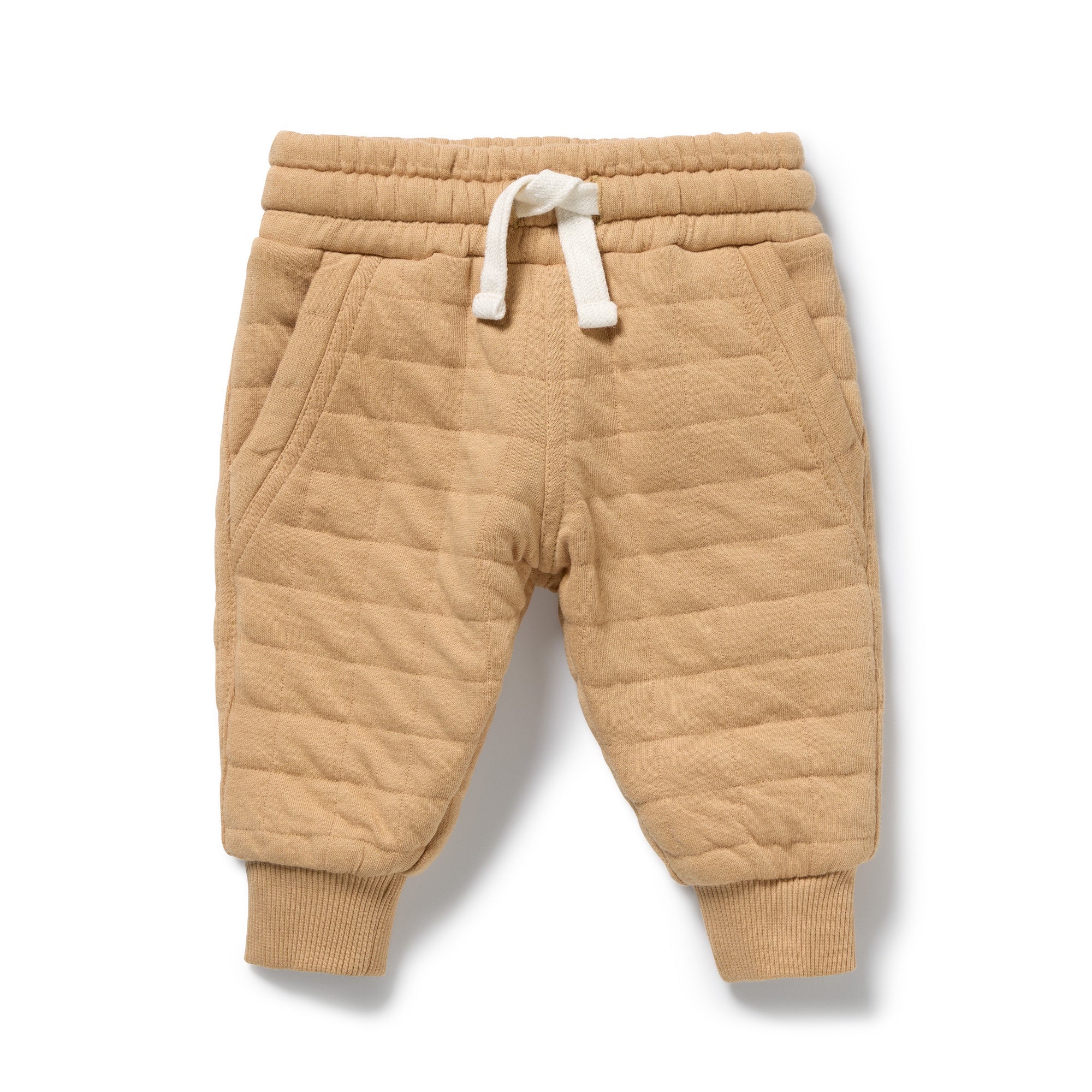 Wilson and Frenchy Organic Quilted Sweat Pant (honey fawn)