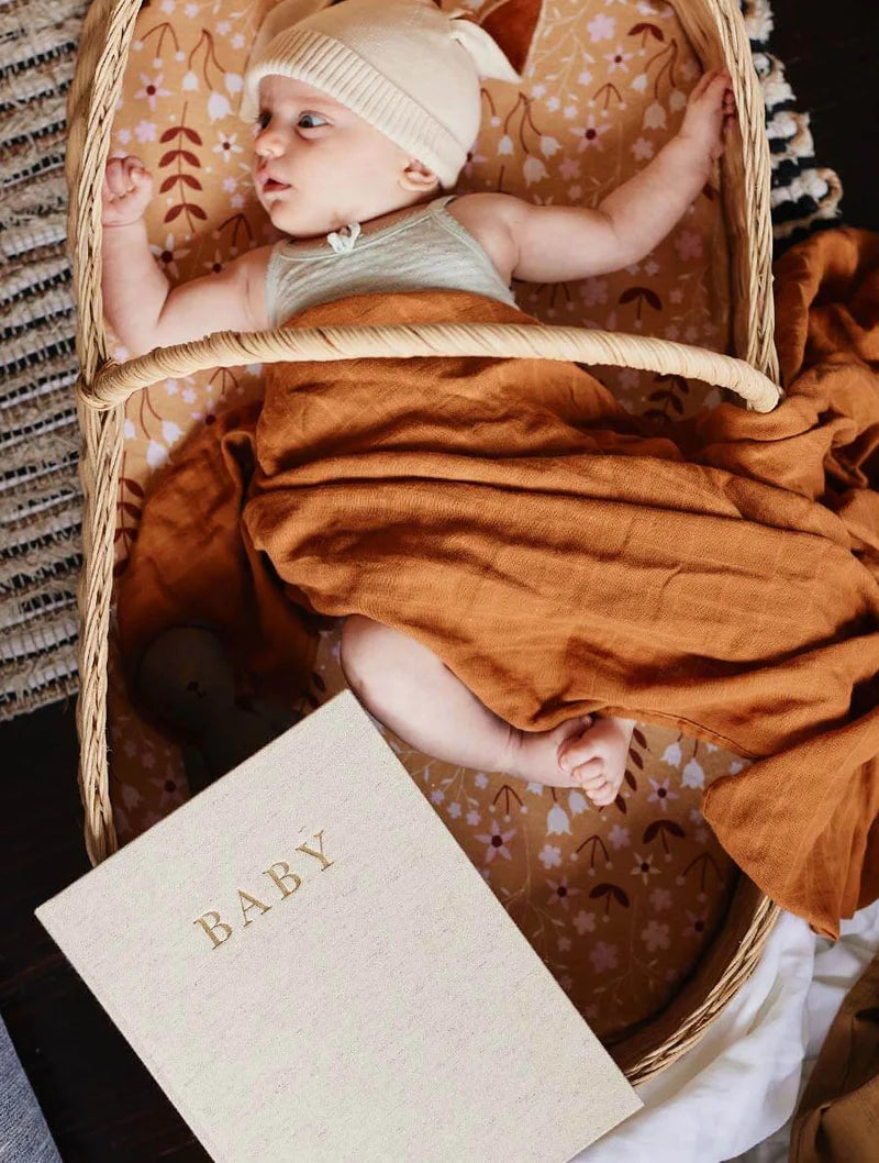Write To Me Baby Journal - Birth to Five Years (oatmeal)