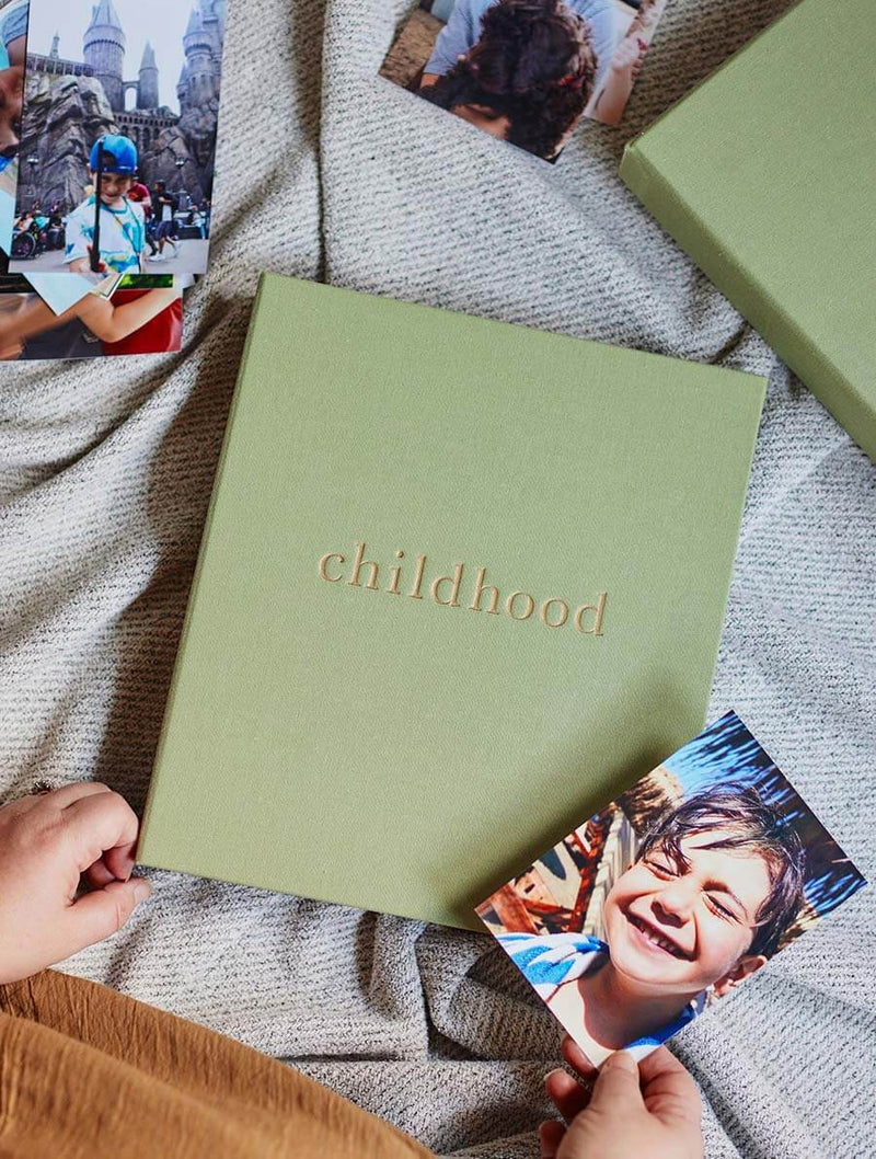 Write to Me Childhood Journal - Your Childhood Memories (sage)