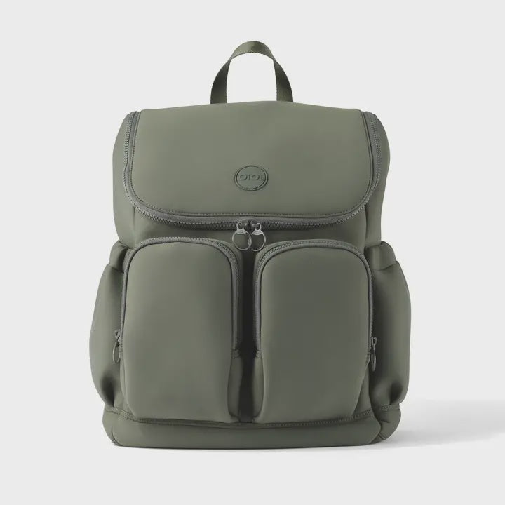 Oioi Signature Nappy Backpack - Sage Neoprene