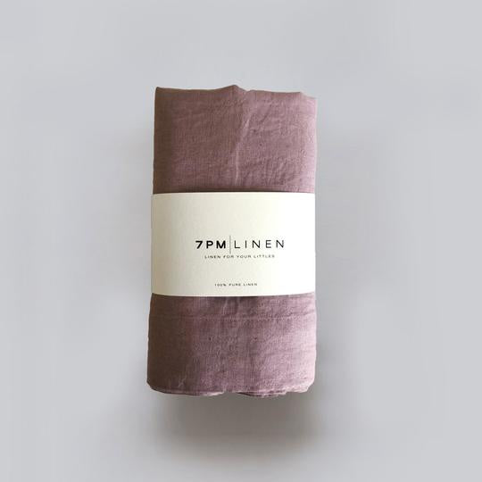 7 Pm Linen Wrap/Swaddle (rosewood)