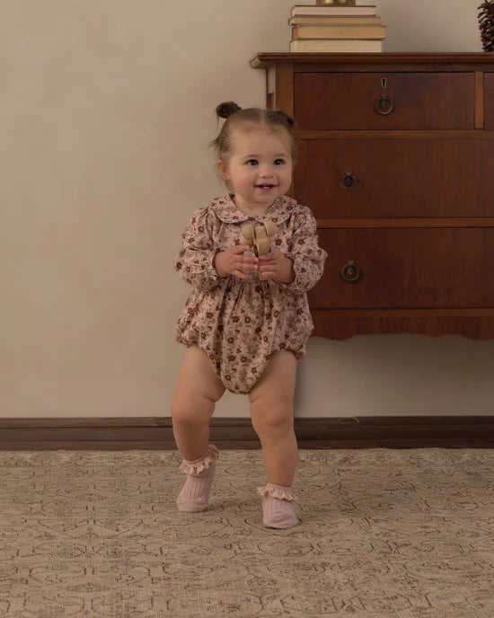 Rylee and Cru Cora Romper (pink floral)