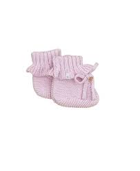 Ziggy Lou Knit Booties (orchid frill)