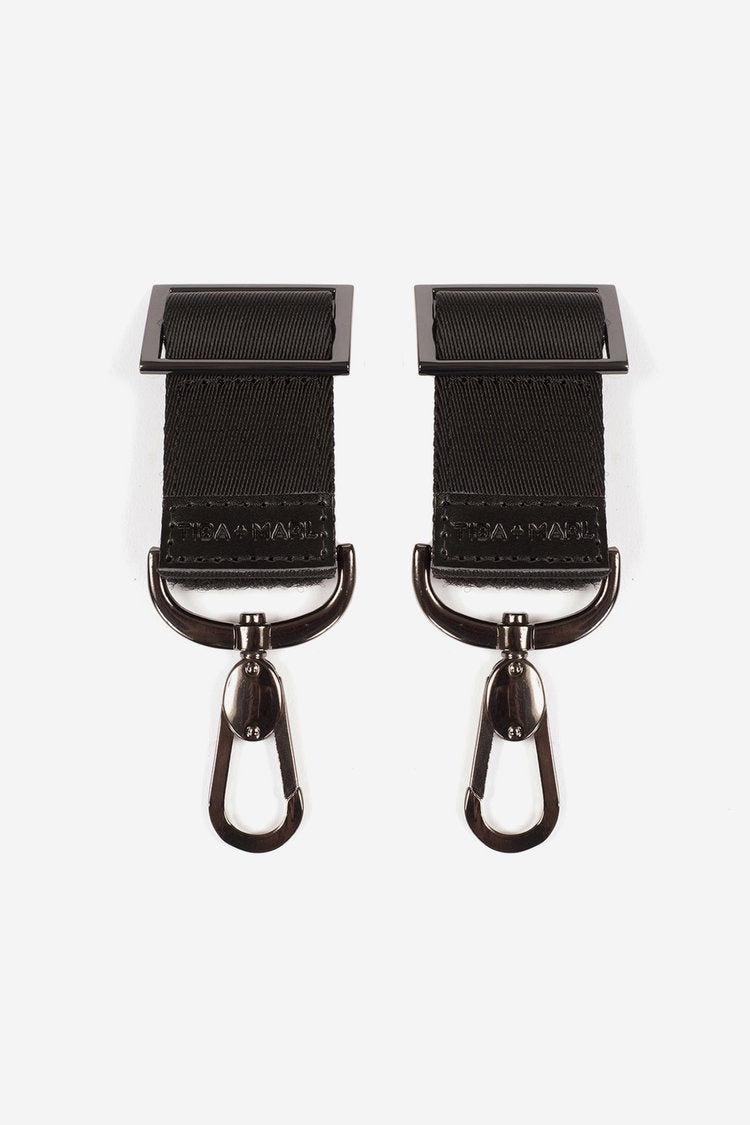 Tiba and Marl Buggy Clips (gunmetal)