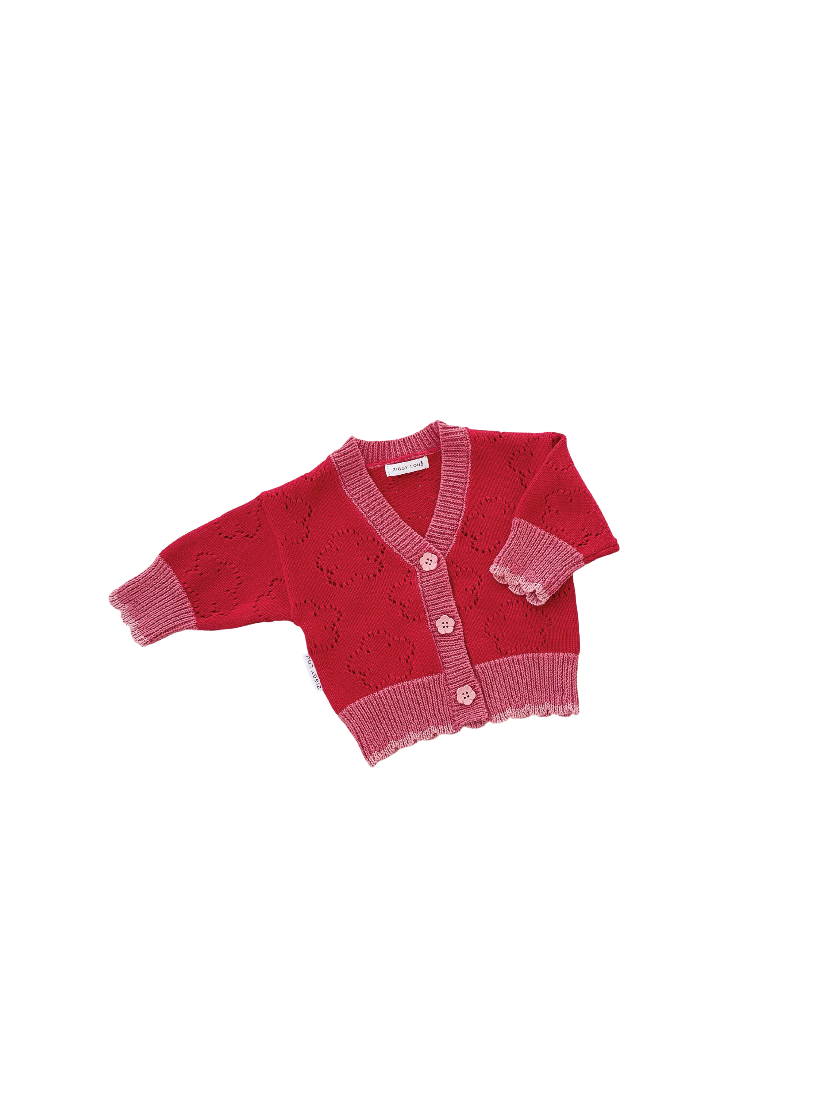 Ziggy Lou Cardigan (scarlet)