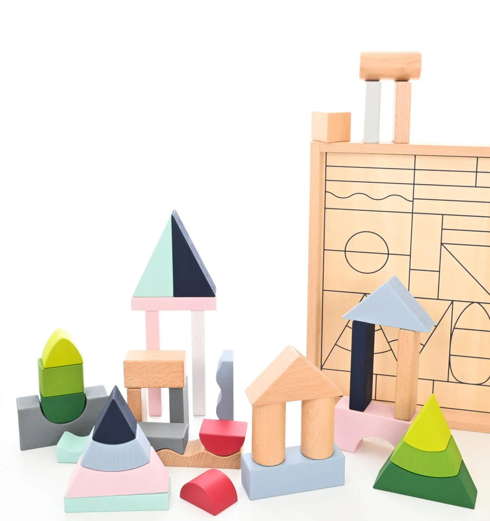 Everearth Stylish Building Blocks (37 piece)