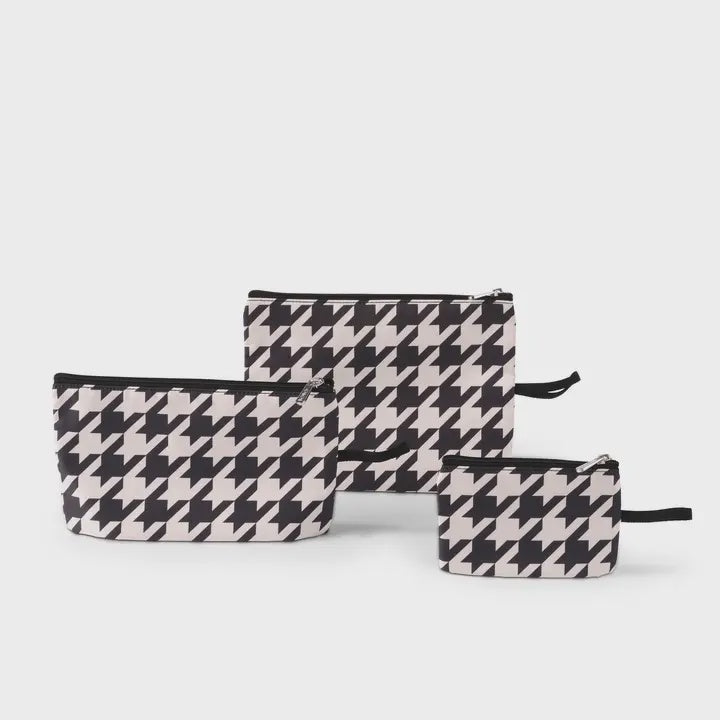 Oioi Packing Pouch Trio (houndstooth)