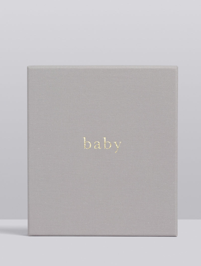 Write to Me Baby Journal - Your First Five Years (light grey)