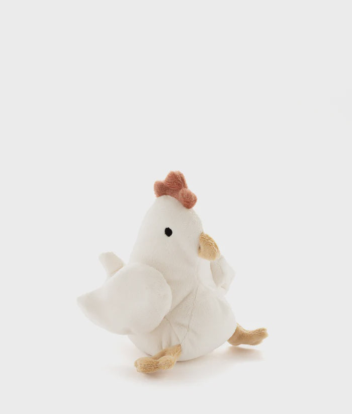 Nana Huchy Henrietta the Hen Rattle (cream)