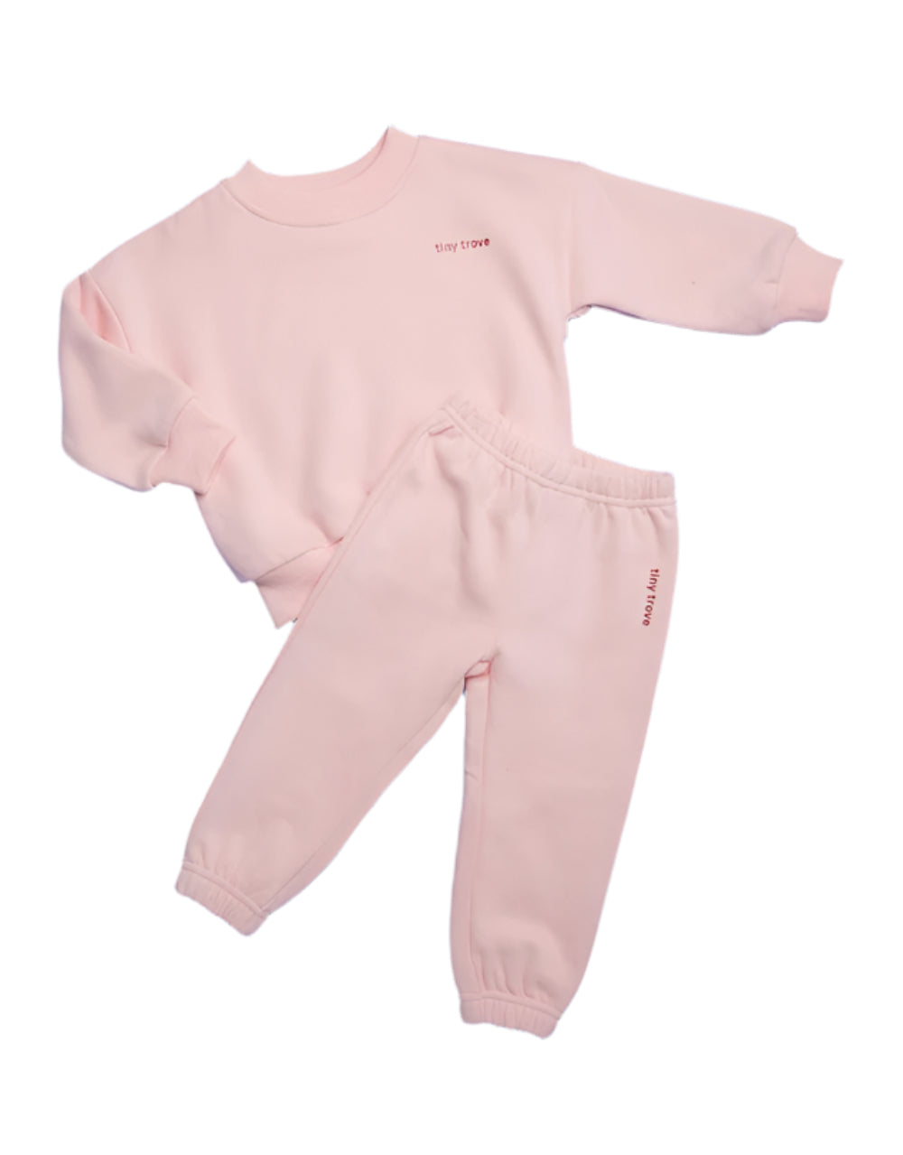 Tiny Trove 3D Logo Woodie Tracksuit (pink)