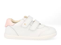 Bobux iWalk Sprite Embossed (white seashell shimmer)